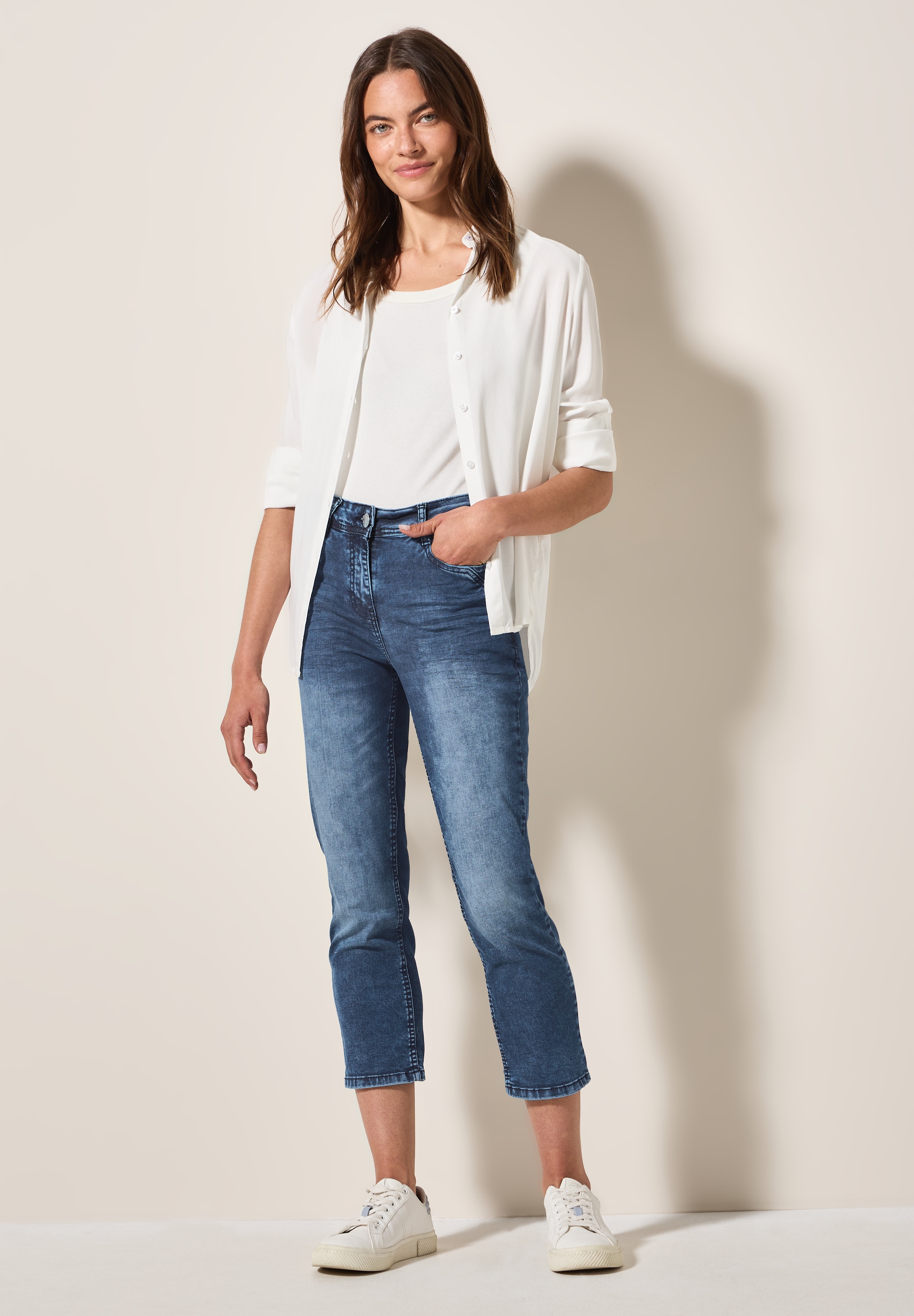 Cecil Slim-fit-Jeans, 5-Pocket-Style