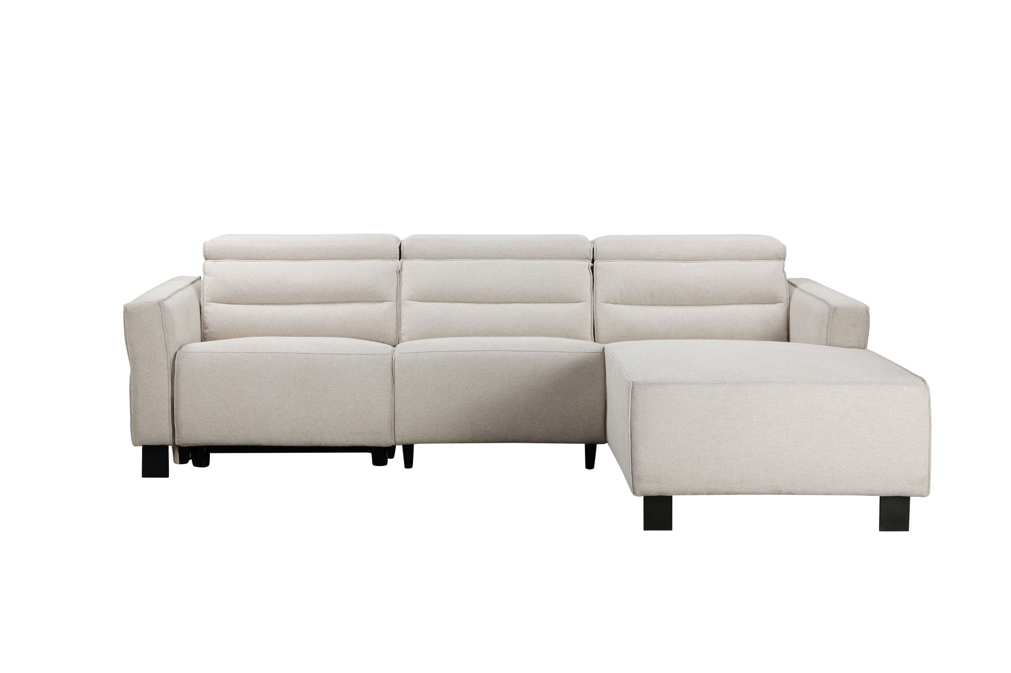 Places of Style Ecksofa »Carpari, L-Form, 263 cm, mit manueller o. elektrischer Relaxfunktion«, und USB/ Kopfteilverstellg