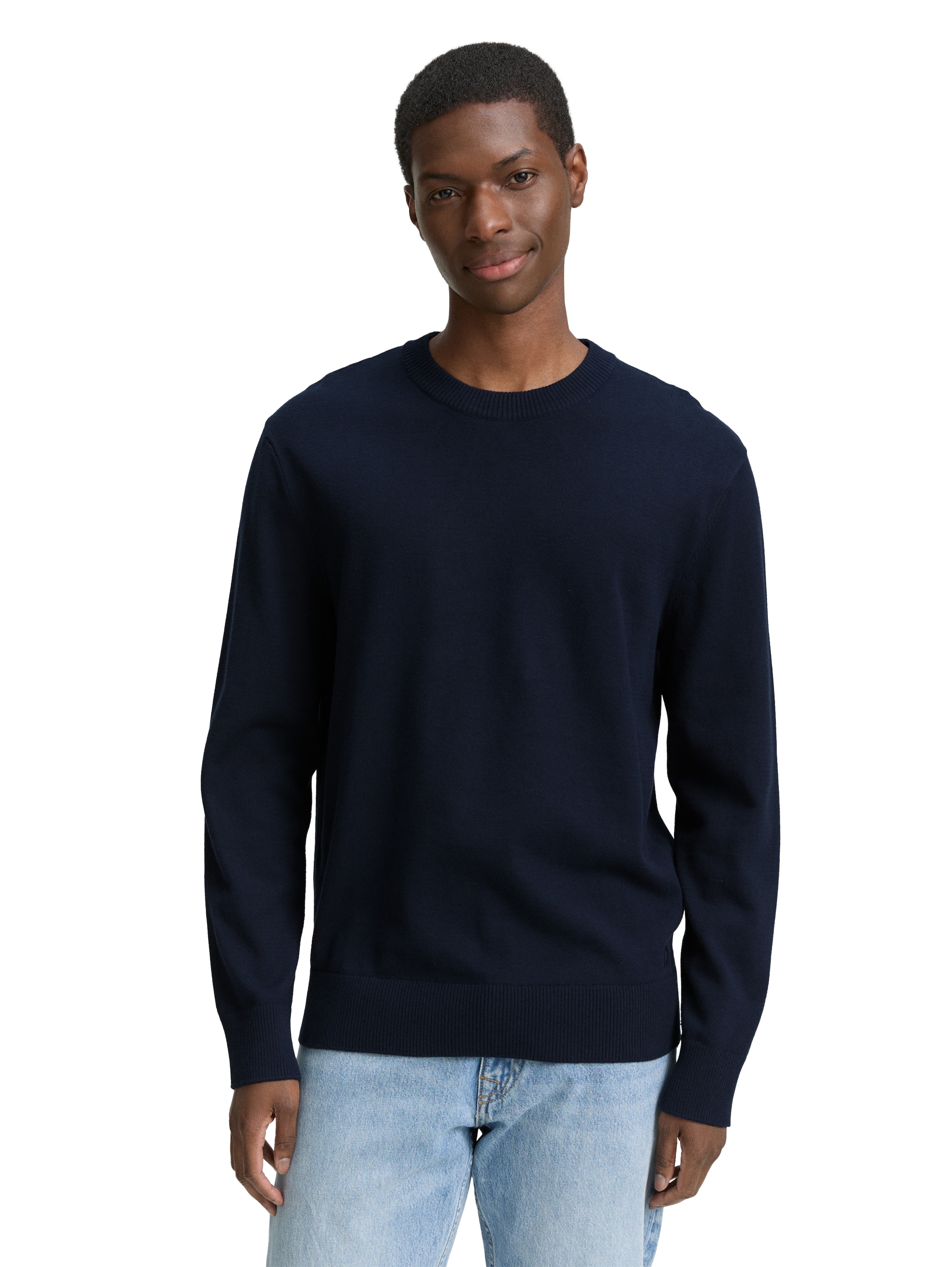 TOM TAILOR Denim Strickpullover, in melierter Optik günstig online kaufen