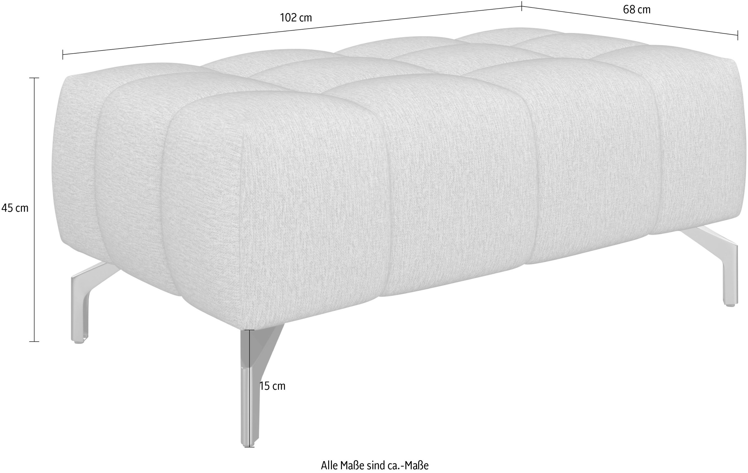 sit&more Hocker »Cool« mit schwarzen Füßen