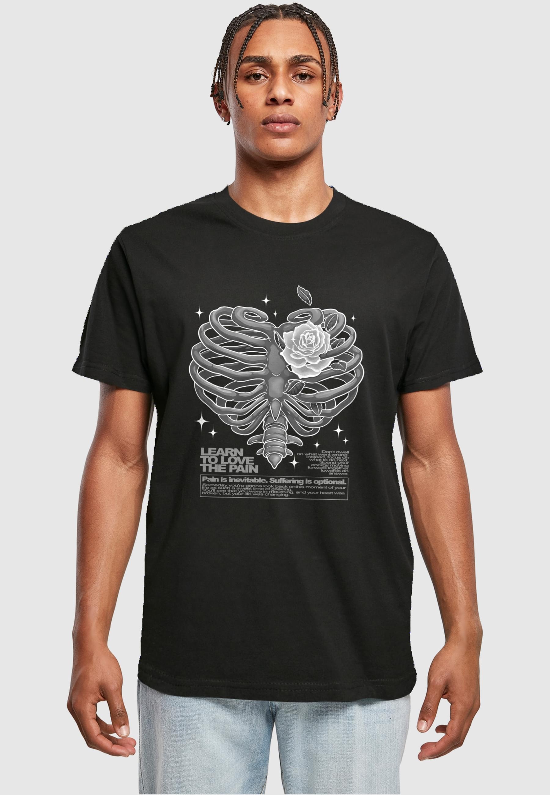 Thumbnail - MisterTee T-Shirt "MisterTee Herren Heart Cage Tee" 1 Stk.