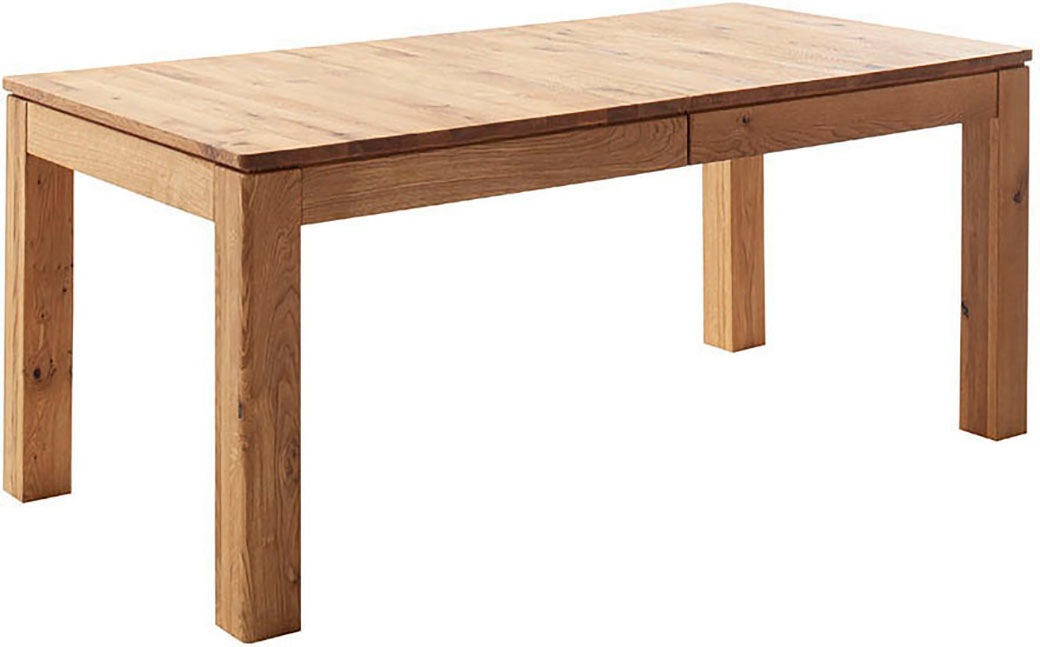 MCA furniture Esstisch »ETNA 4-Fuß Tisch«, (Einzelstück), Massivholz,durchgehende Lamelle,Stollenfuß 10x10cm,Tischplatte 2,5cm