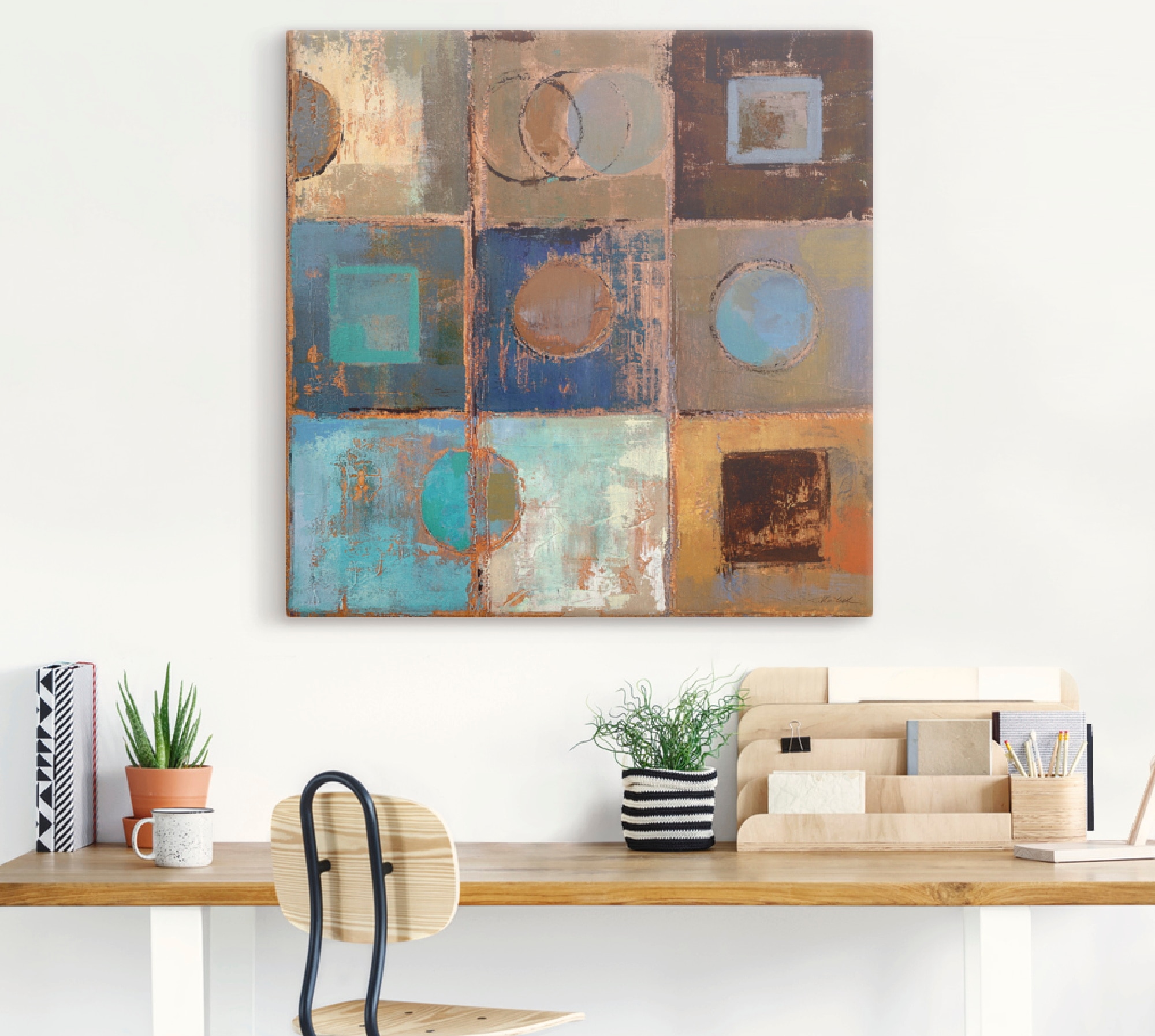 Artland Wandbild »Weg passieren III«, Muster, (1 St.), als Leinwandbild, Poster, Wandaufkleber in verschied. Größen