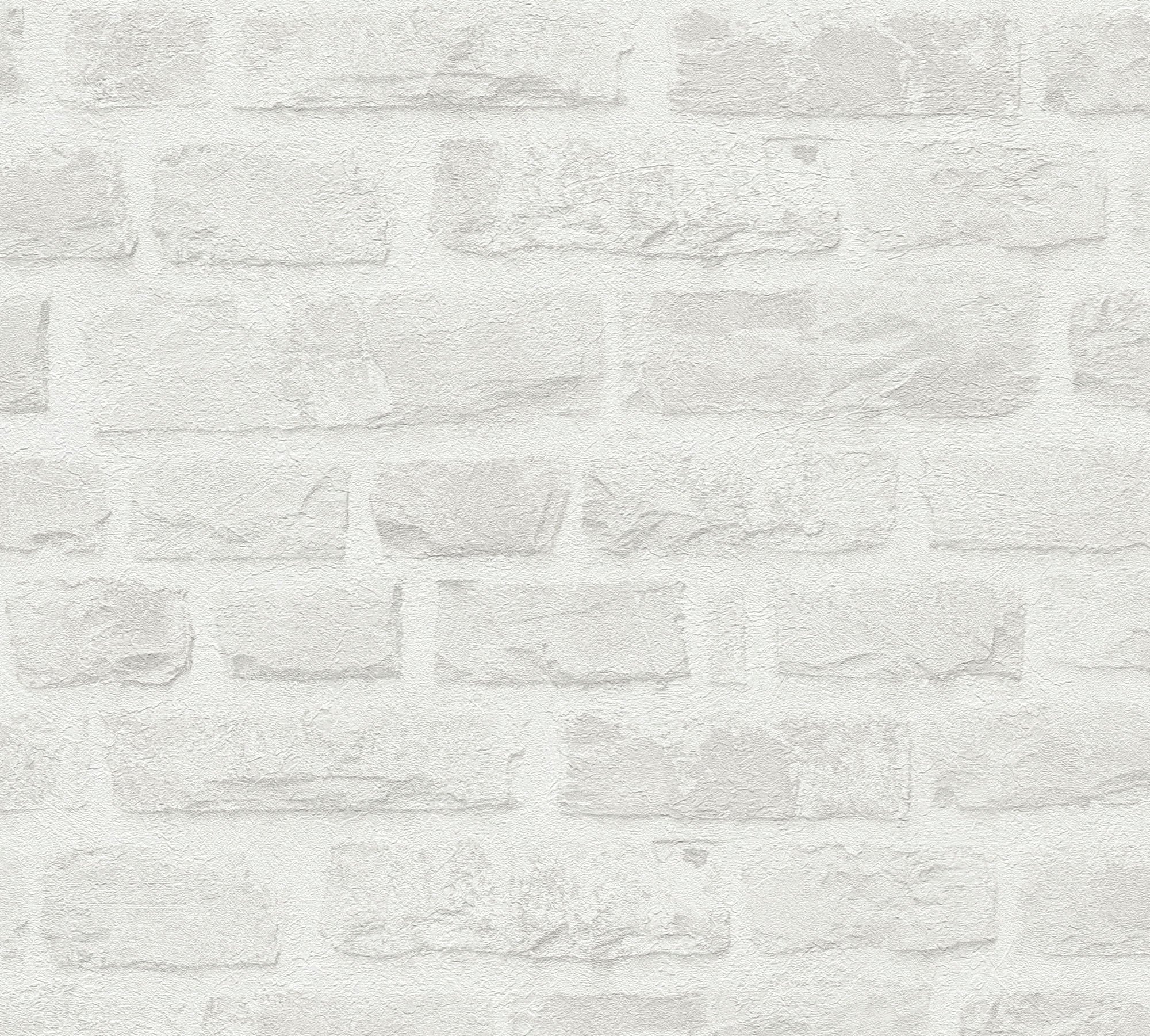 A.S. Création Vliestapete »Natural Living Tapete Stein«, matt-gemustert-neutral, Tapete Steinoptik Vlies Vlies Wand Tapeten Wohnzimmer Schlafzimmer