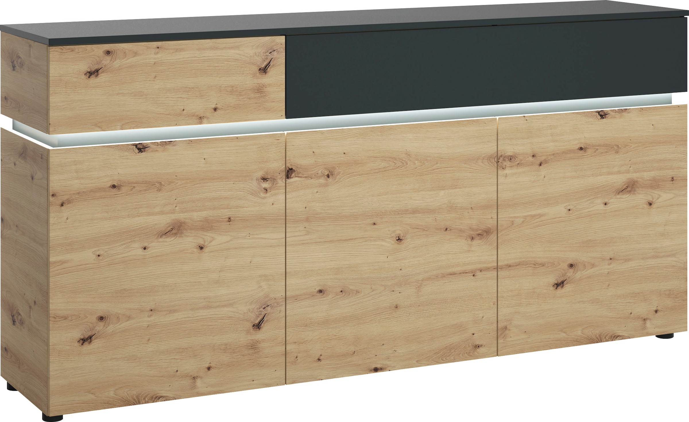 Home affaire Sideboard "Luci" Breite 180, 5 cm günstig online kaufen