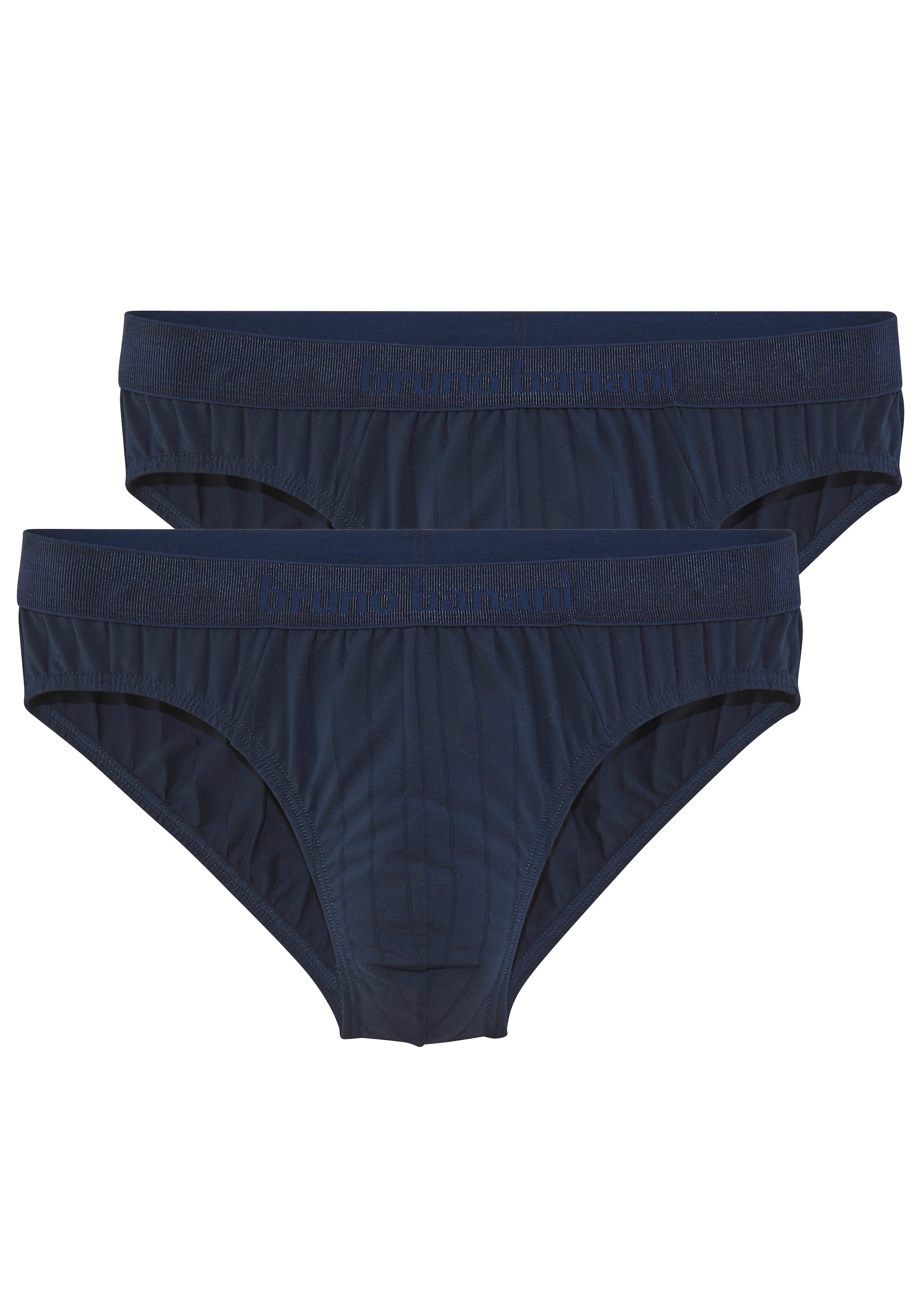 Bruno Banani Slip Packung, 2 Stk. mit weichem und dehnbarem Bündchen, schnelltrocknend