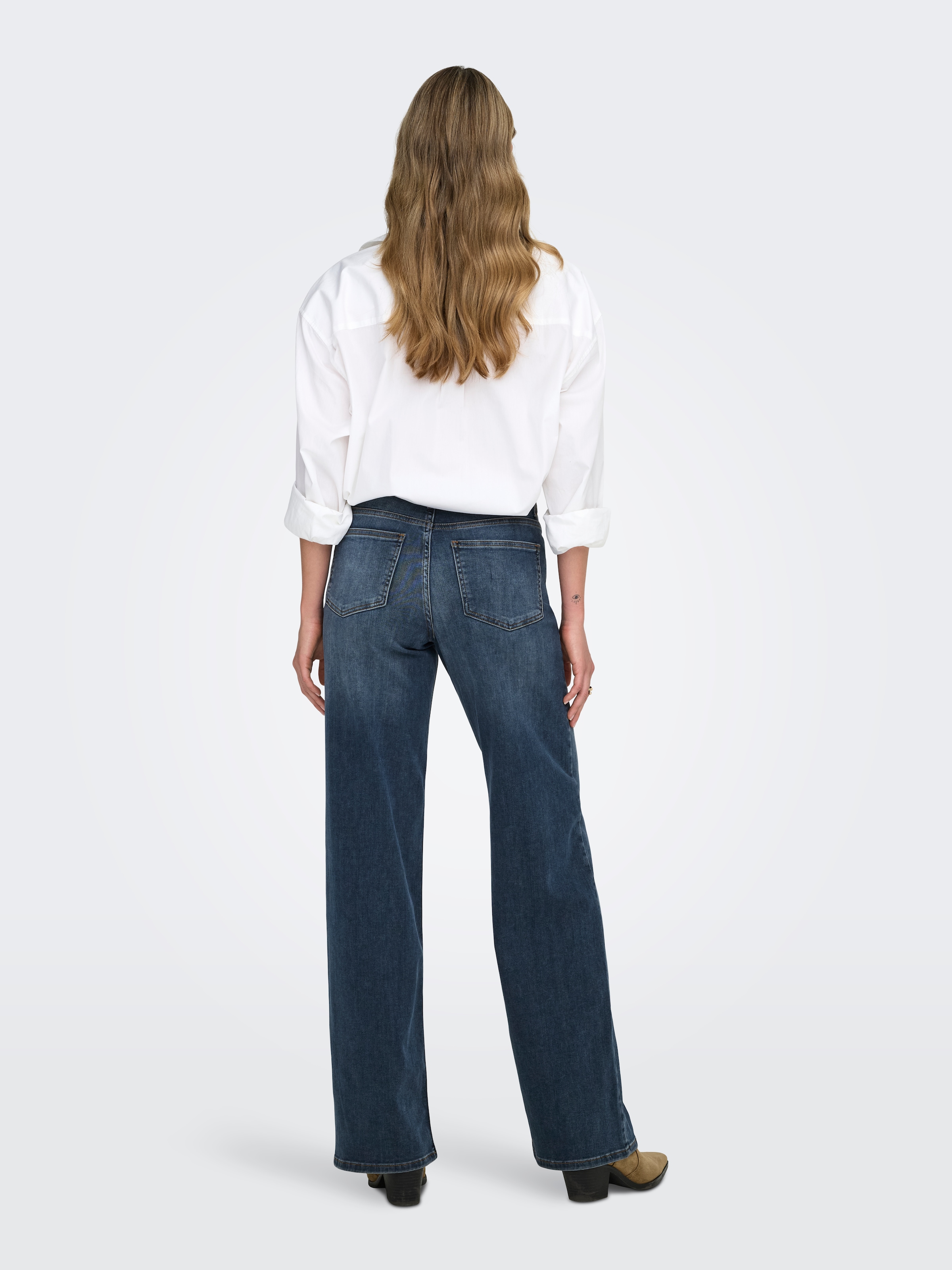ONLY High-waist-Jeans »ONLMADISON ICON HW WIDE DNM CRO300 NOOS«