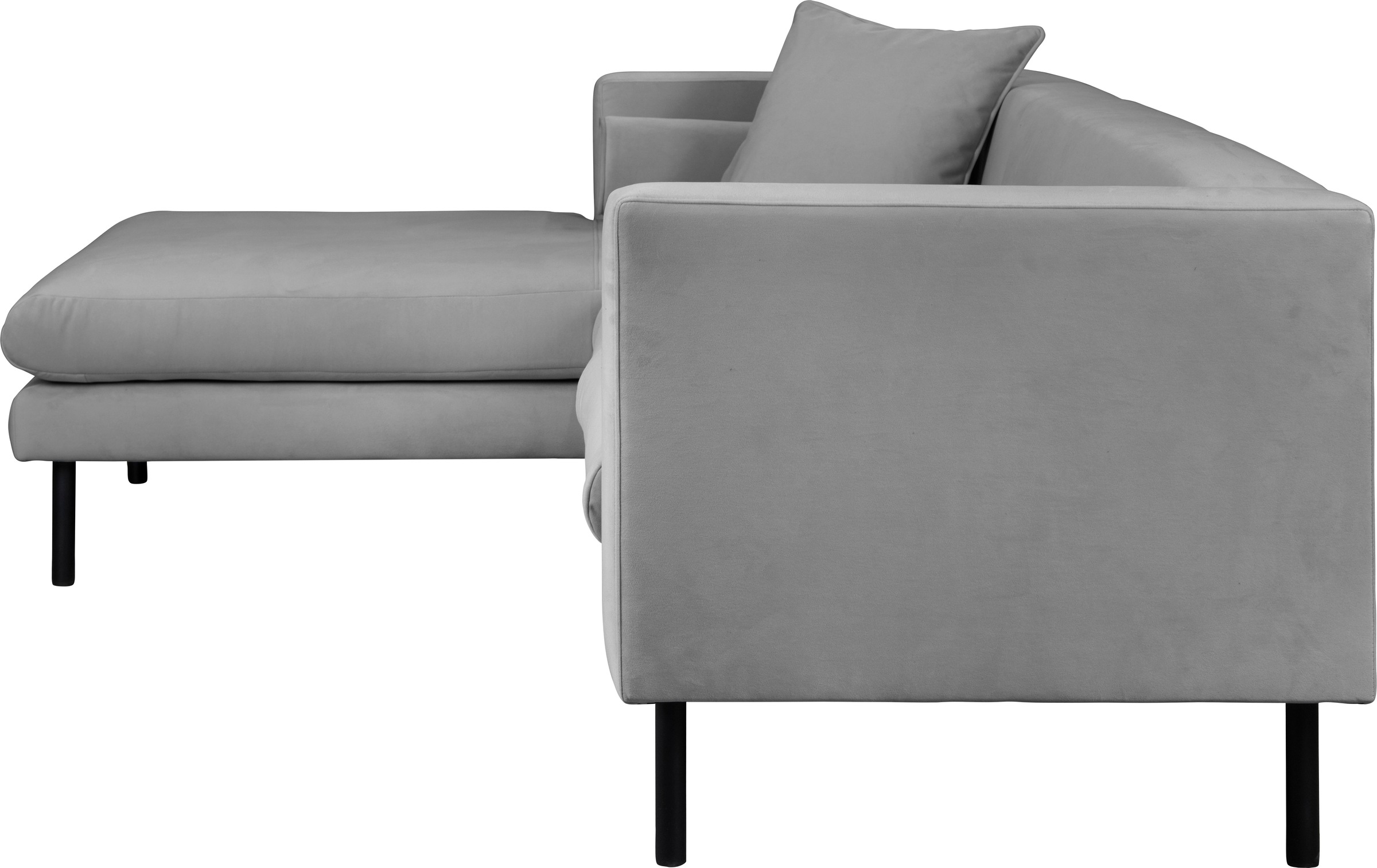 Guido Maria Kretschmer Home&Living Ecksofa »Lillibeth L-Form Designsofa, Maße B/T/H: 240/173/83 cm«, Zierkissen als Wendekissen, in Samtoptik oder Cord