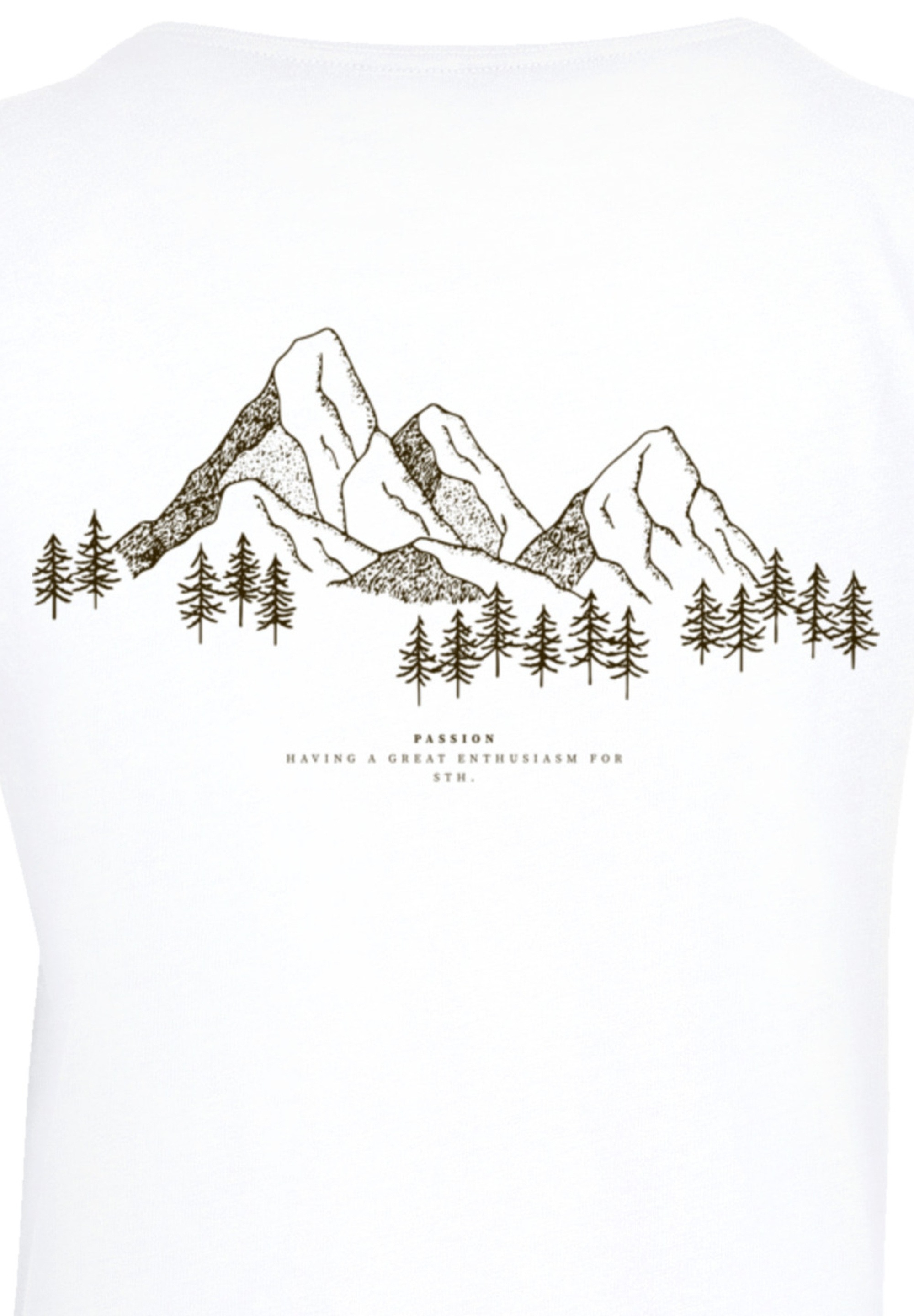 F4NT4STIC T-Shirt »PLUS SIZE Mountain Berge«, Print