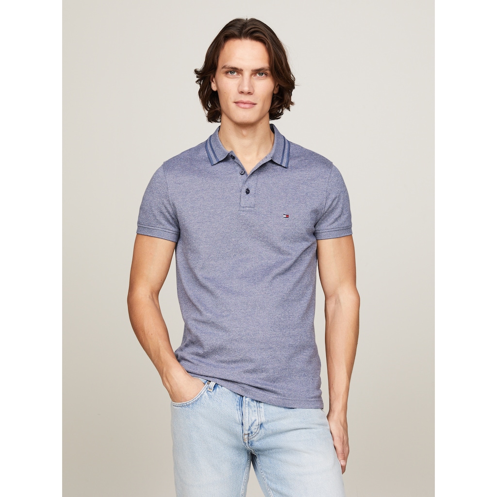 Tommy Hilfiger Poloshirt »PRETWIST MOULINE SLIM FIT POLO«, mit melierter Optik