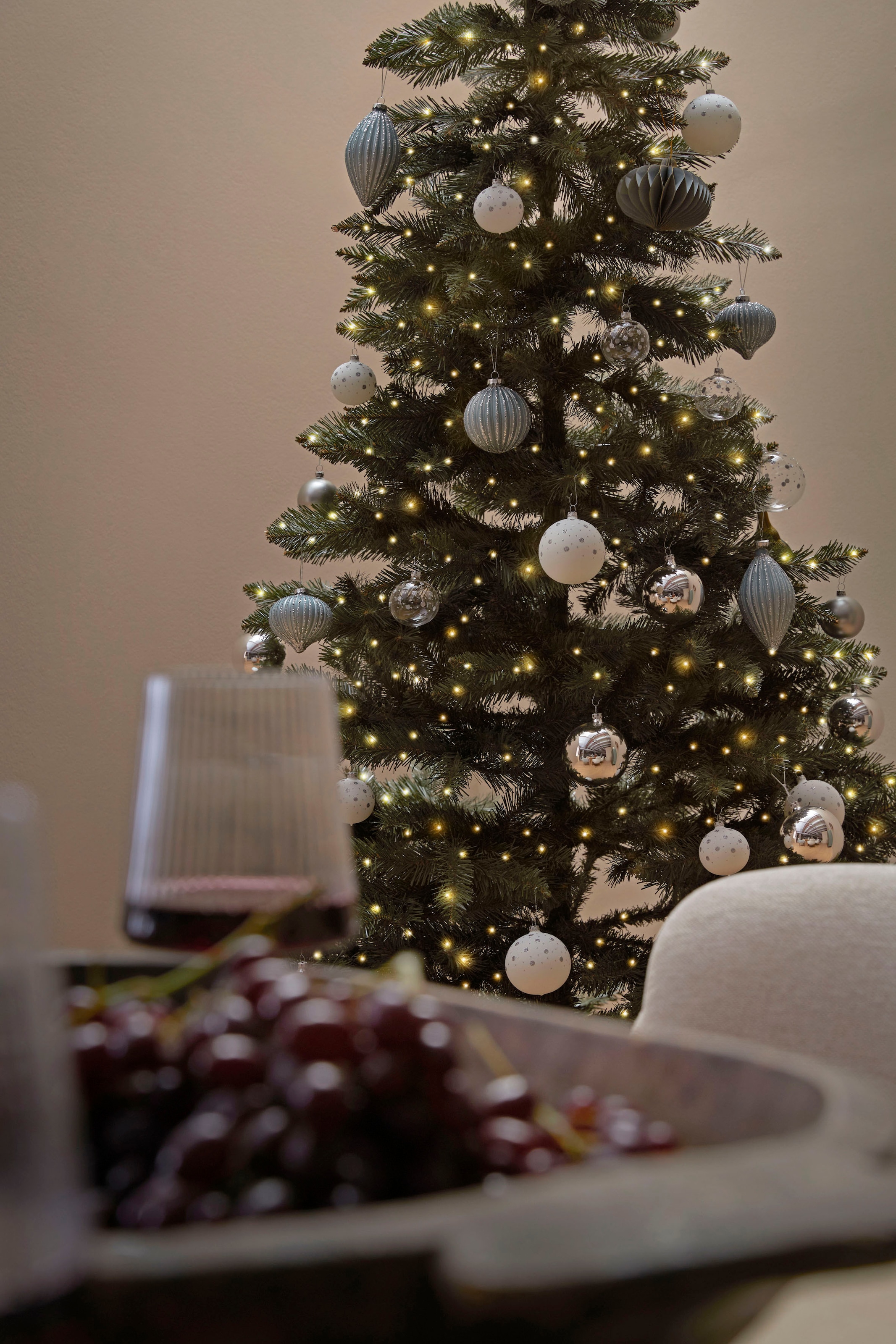 (Set, Christbaumkugeln Lena Glas«, BAUR aus Home handdekoriert und by Weihnachtsbaumkugel »Tarja, kaufen LeGer St.), 6 Weihnachtsdeko, | Gercke Glas, mundgeblasen Christbaumschmuck,