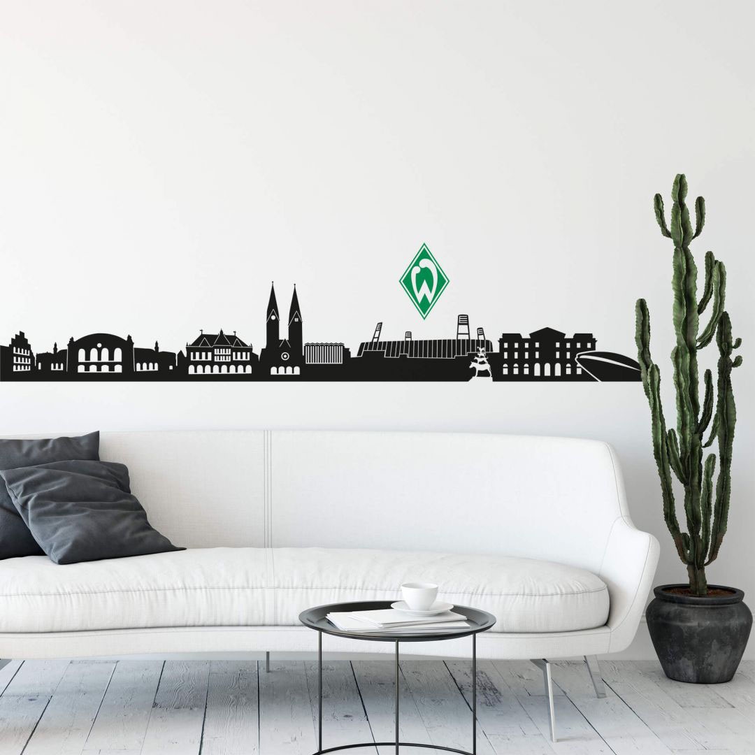 Wall-Art Wandtattoo »Fußball Werder Bremen Logo«, (1 St.), selbstklebend, entfernbar