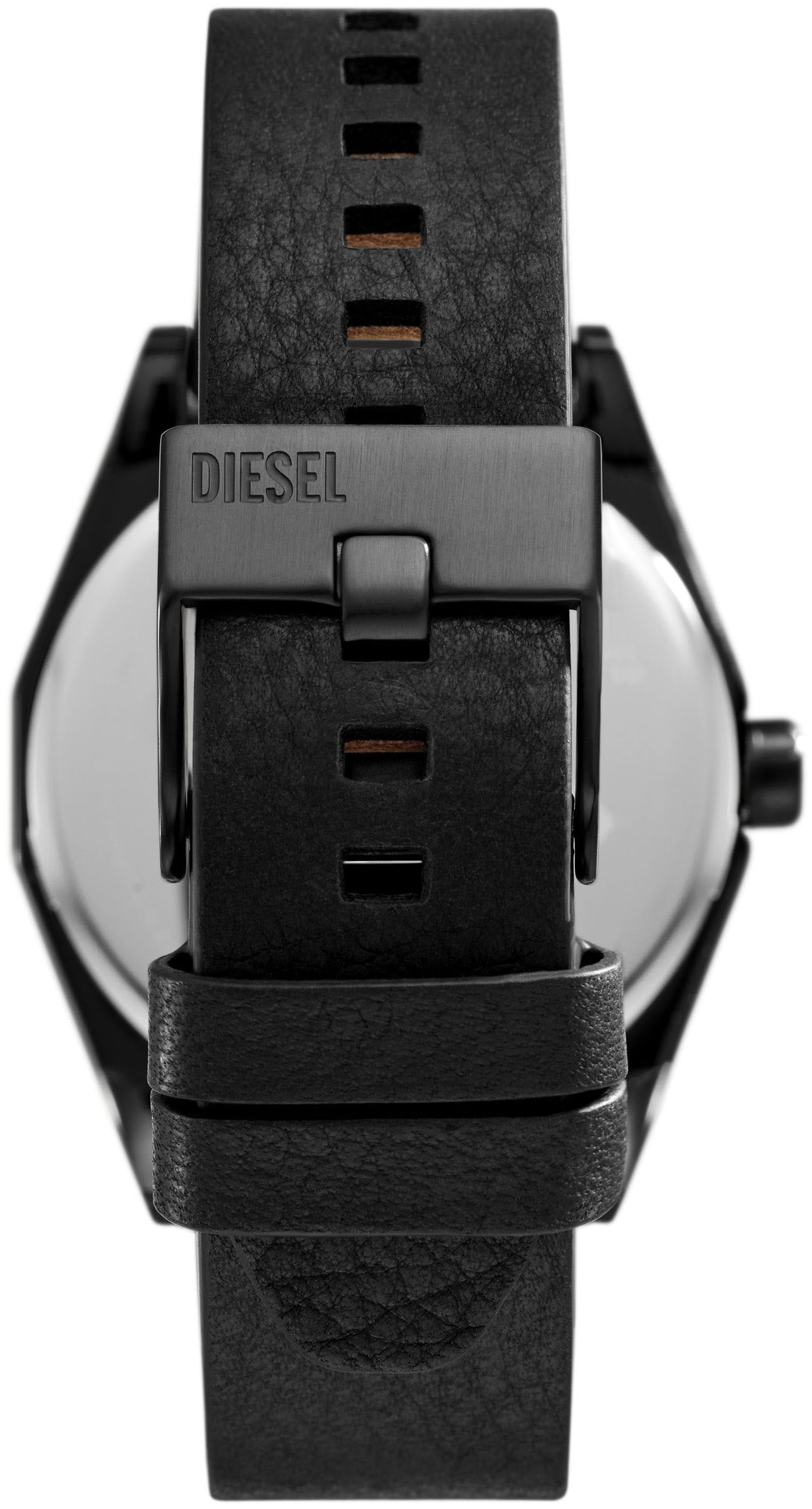 Diesel Quarzuhr »SCRAPER«, (Set, 2 tlg., mit Armband), Armbanduhr, Herrenuhr, ideal auch als Geschenk, Lederarmband