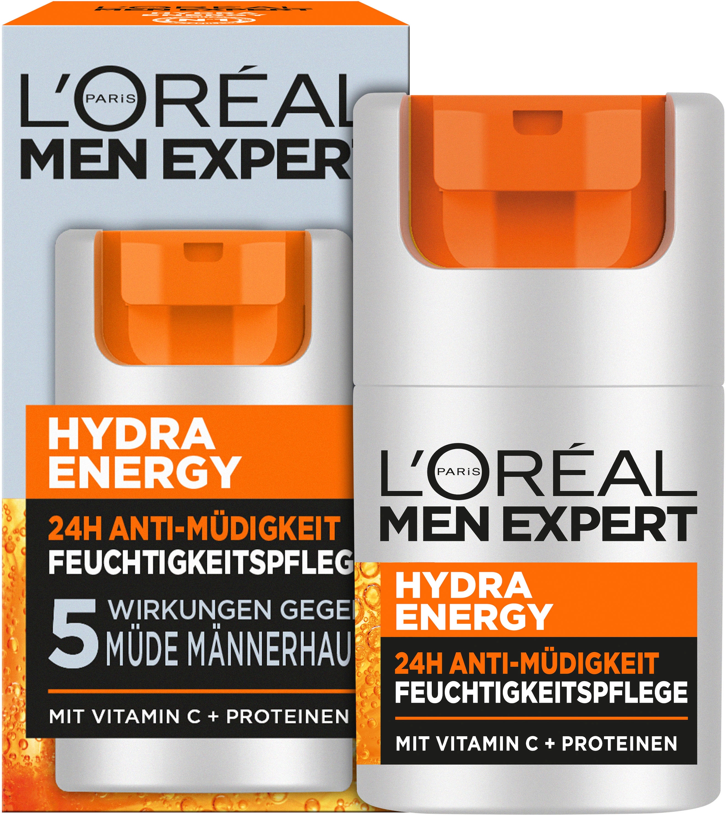 L'ORÉAL PARIS MEN EXPERT Gesichtsgel »Hydra Energy 24H Anti-Müdigkeit«, mit hoher Wirksamkeit