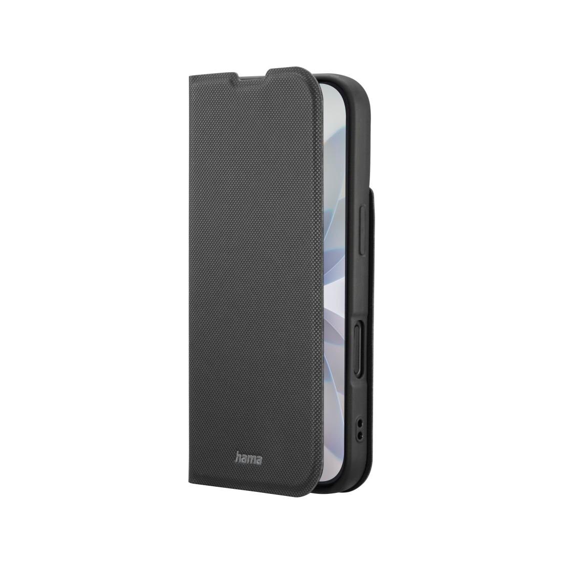 Hama Smartphone-Hülle »Handytasche Booklet für Apple iPhone 17 mit Kartenfächer, Schwarz« Standfunktion, Kartenfächer