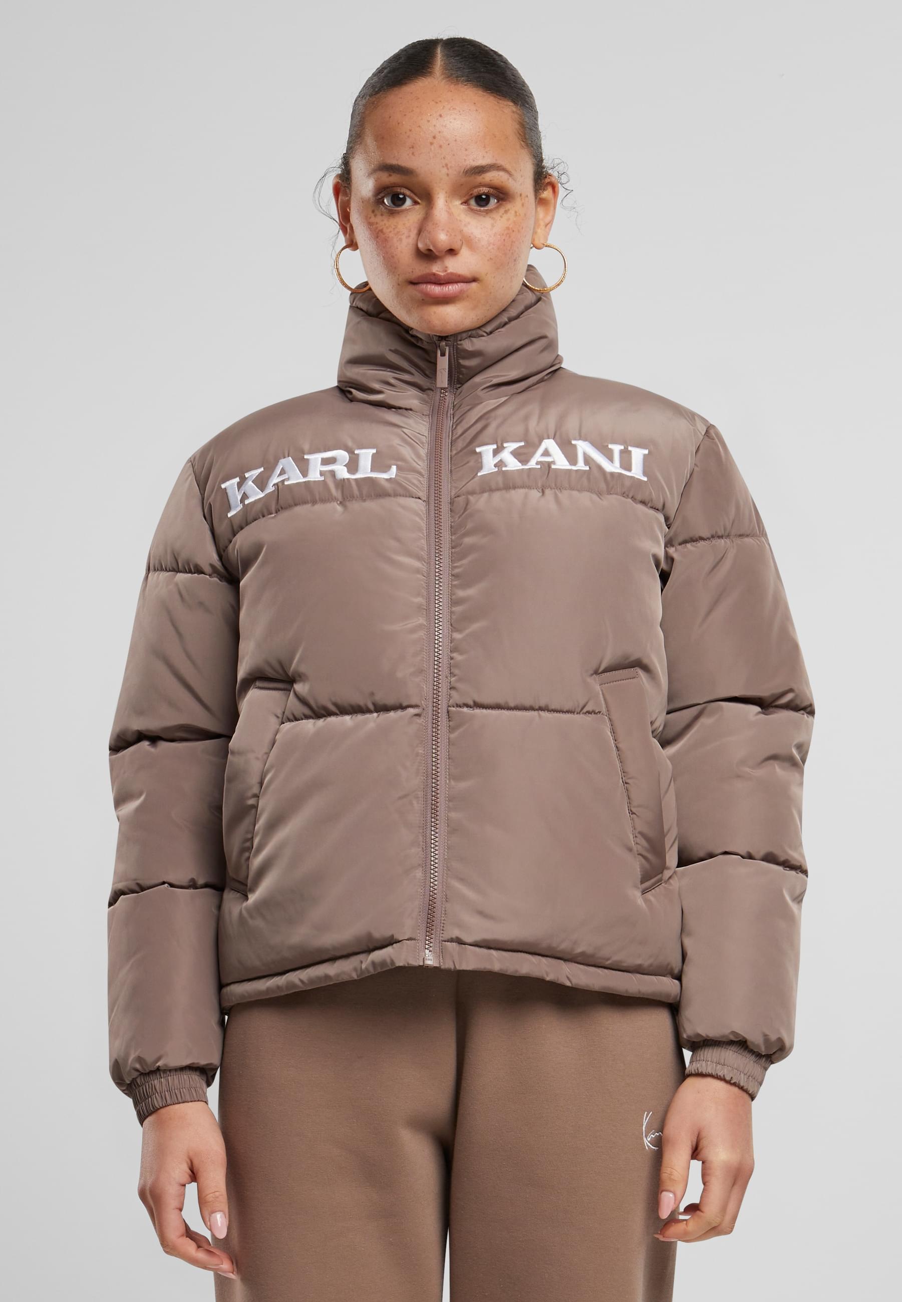 Karl Kani Winterjacke »Karl Kani Karl Kani Retro Essential Puffer Jacket«, (1 St.), ohne Kapuze