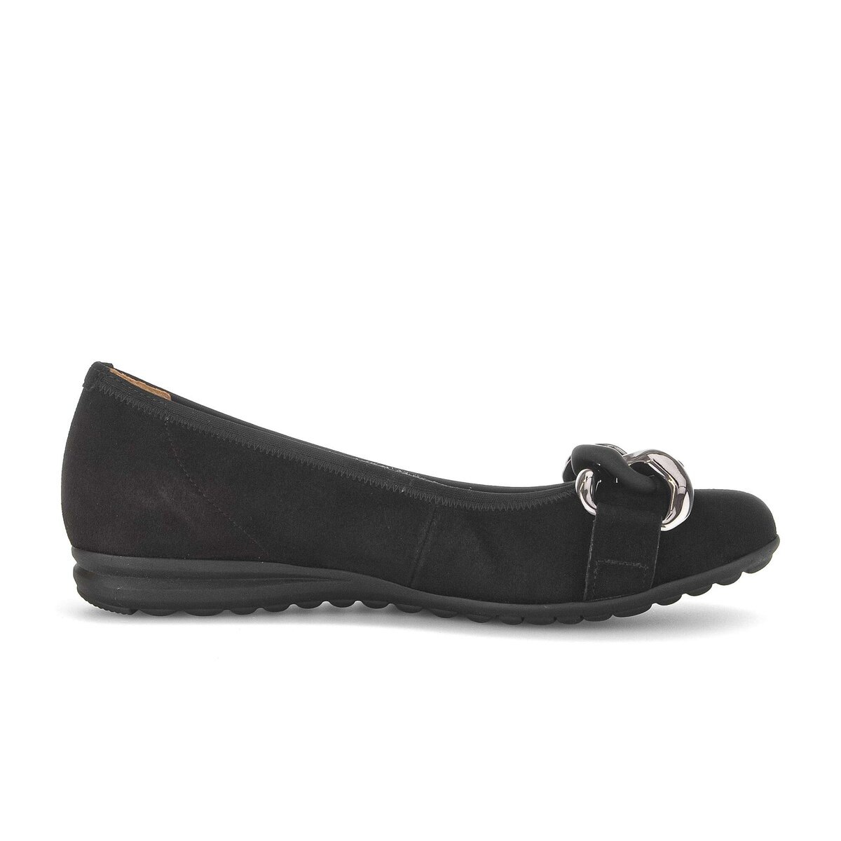 Ballerina GABOR "Sportliche Ballerina", Damen, Gr. 41, schwarz, Schuhe Ballerina 2