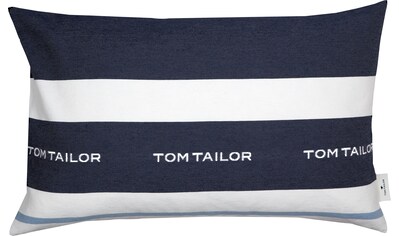 TOM TAILOR Kissenhülle »Logo«, (1 St.), mit eingewebtem Markenlogo kaufen