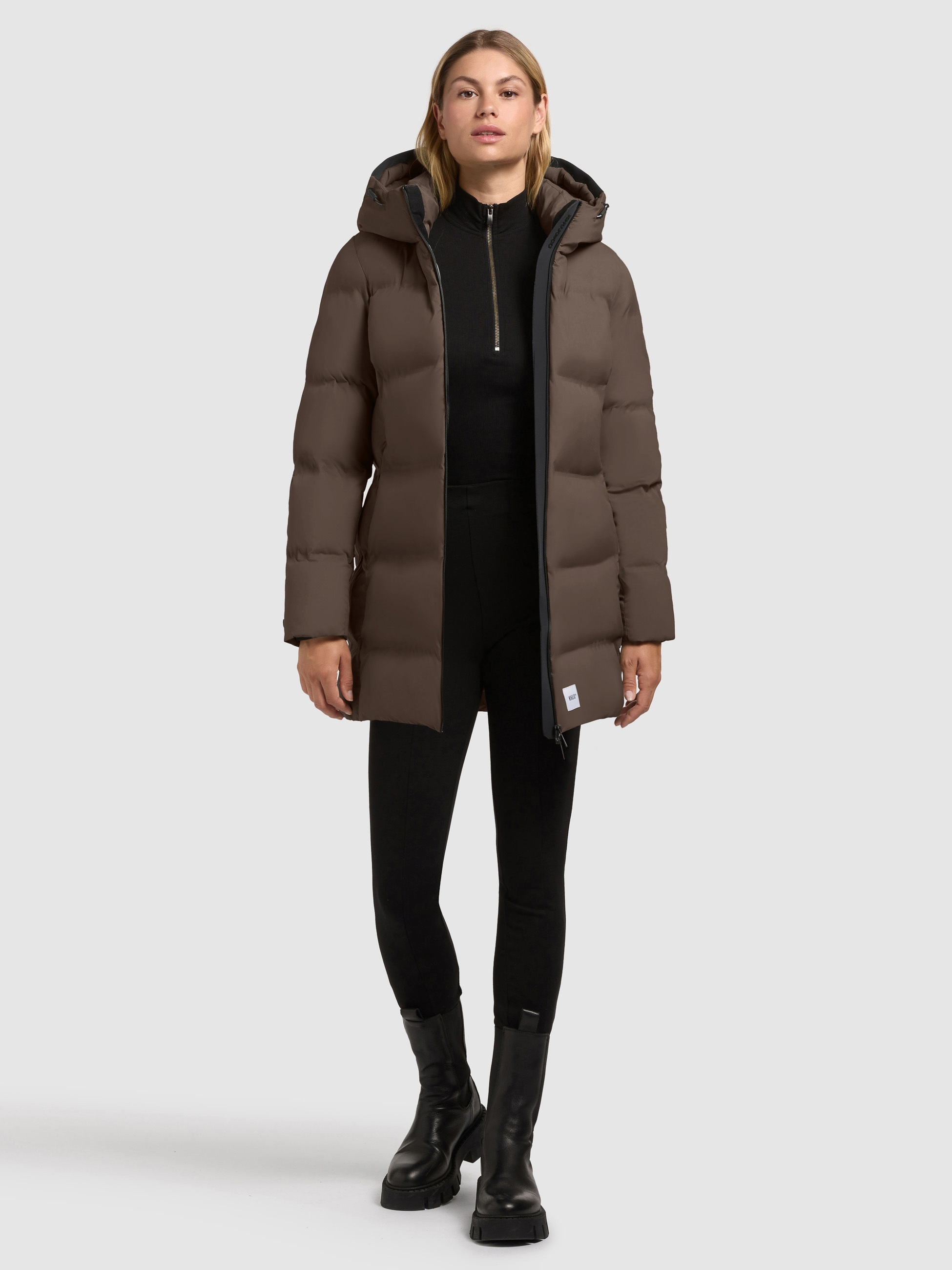 khujo Steppjacke »TANARE3«, mit Kapuze