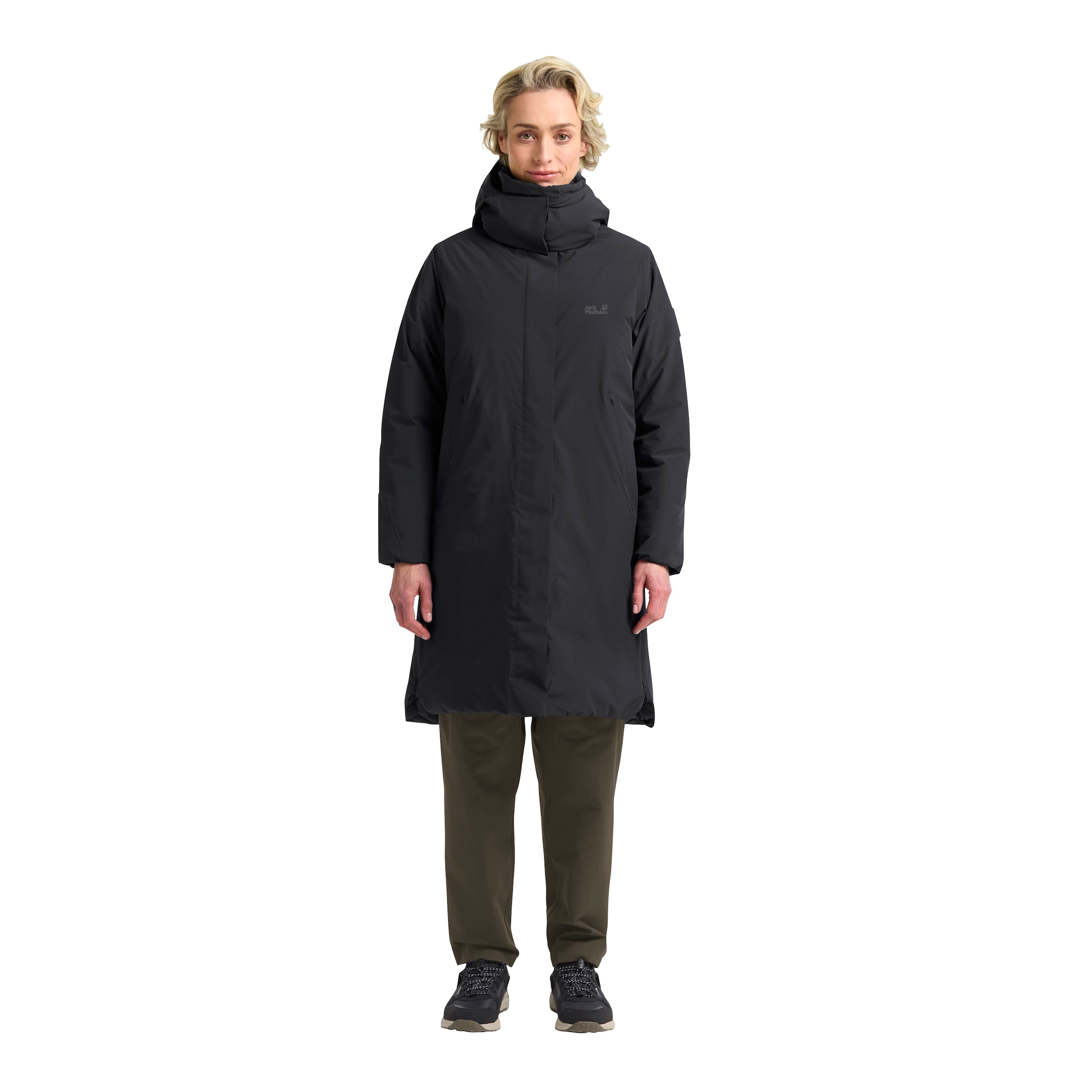 Jack Wolfskin Funktionsmantel »FROST HAVEN COAT W«, Wärmend, winddicht, Daunenjacke