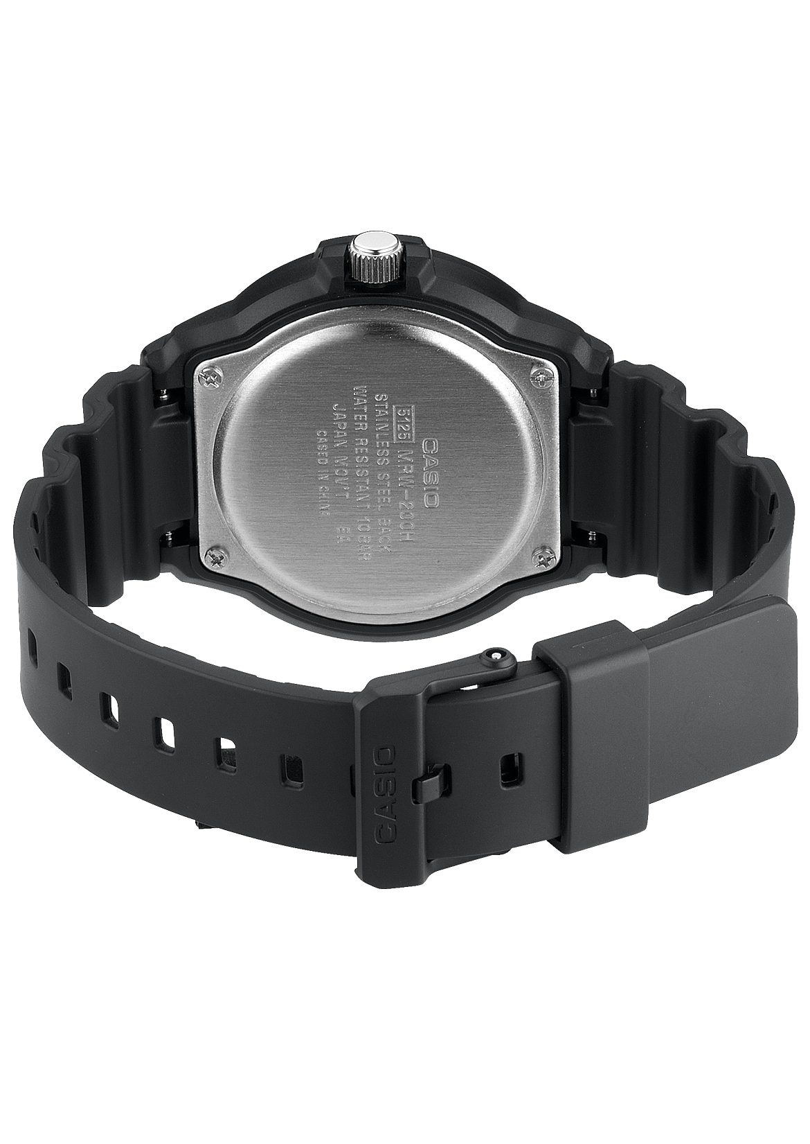 CASIO TIMELESS COLLECTION Quarzuhr, Armbanduhr, Herrenuhr, Resinarmband, Datum, bis 10 bar wasserdicht
