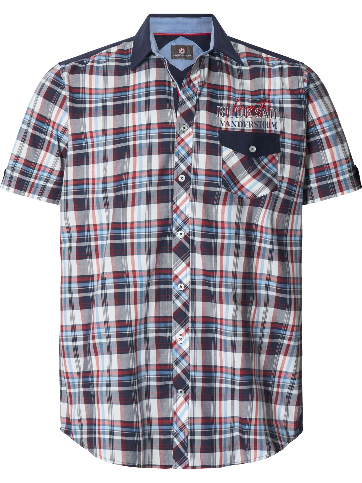 Jan Vanderstorm Kurzarmhemd "Kurzarmhemd BERTIL" günstig online kaufen