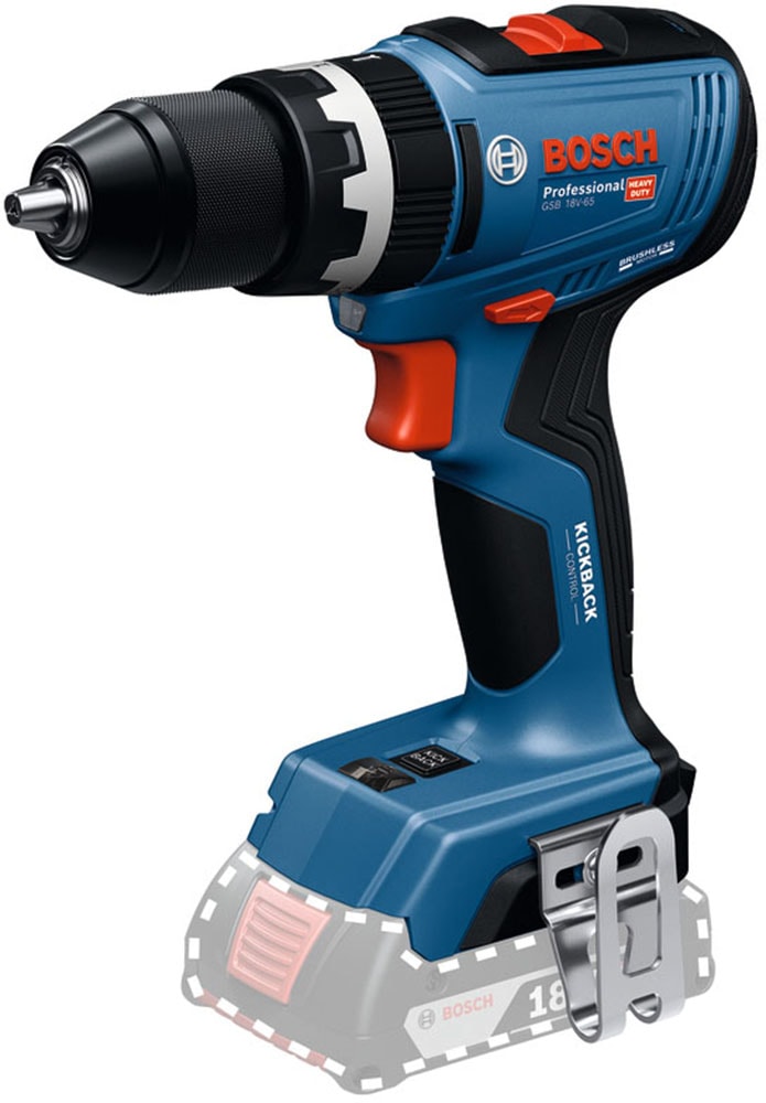 Bosch Professional Akku-Schlagbohrschrauber »»GSB 18V-65««, in L-BOXX-Koffer, ohne Akku, ohne Ladegerät