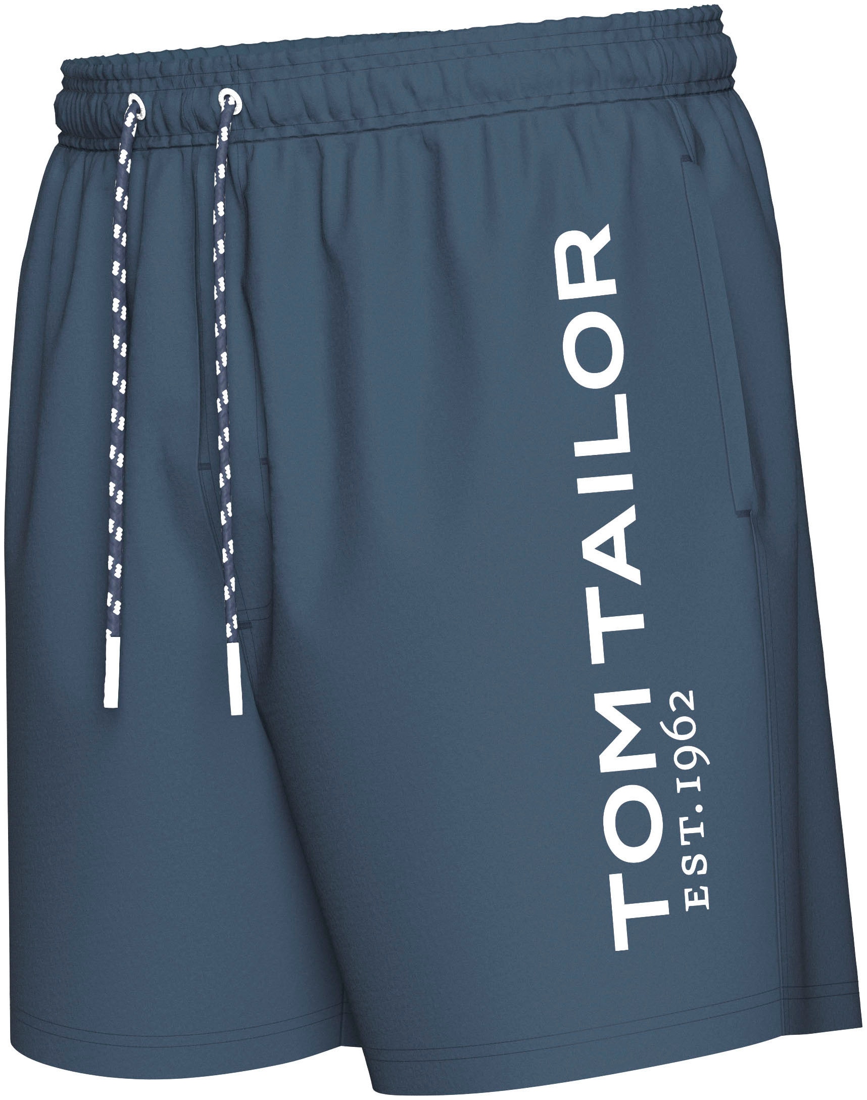 TOM TAILOR Badehose, mit gemusterten Kordeln günstig online kaufen