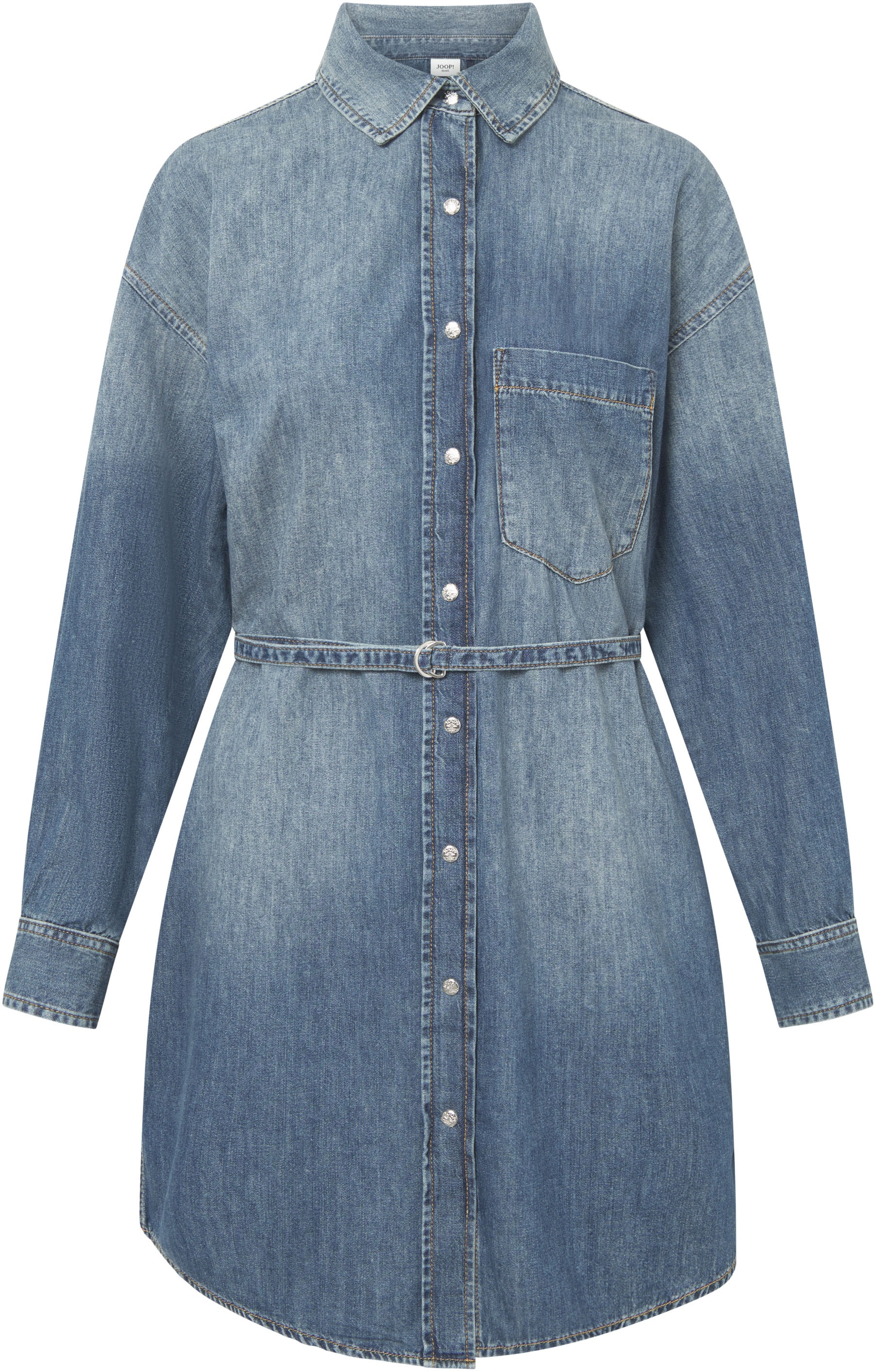 Joop Jeans Jeansbluse "Nele", Mit Rundhalsausschnitt günstig online kaufen