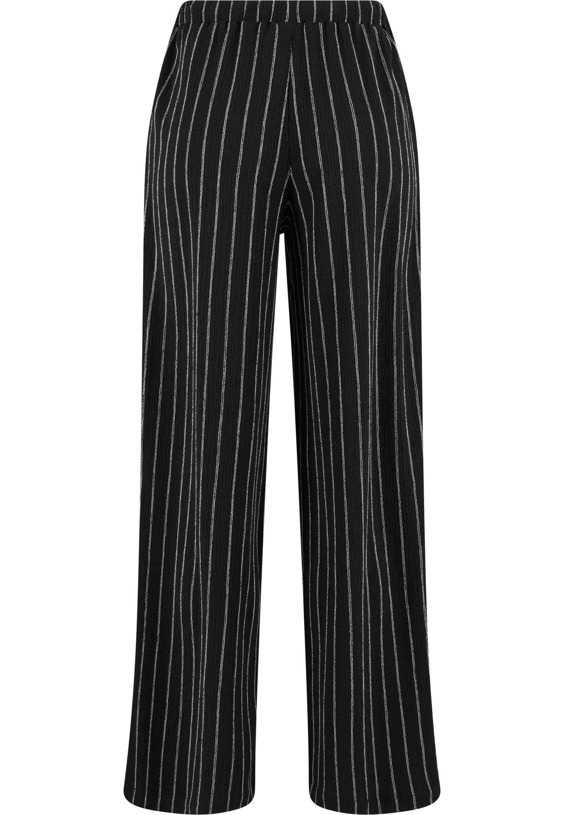 URBAN CLASSICS Stoffhose »Urban Classics Ladies Structured Striped Relaxed Fit Pants«, (1 tlg.)