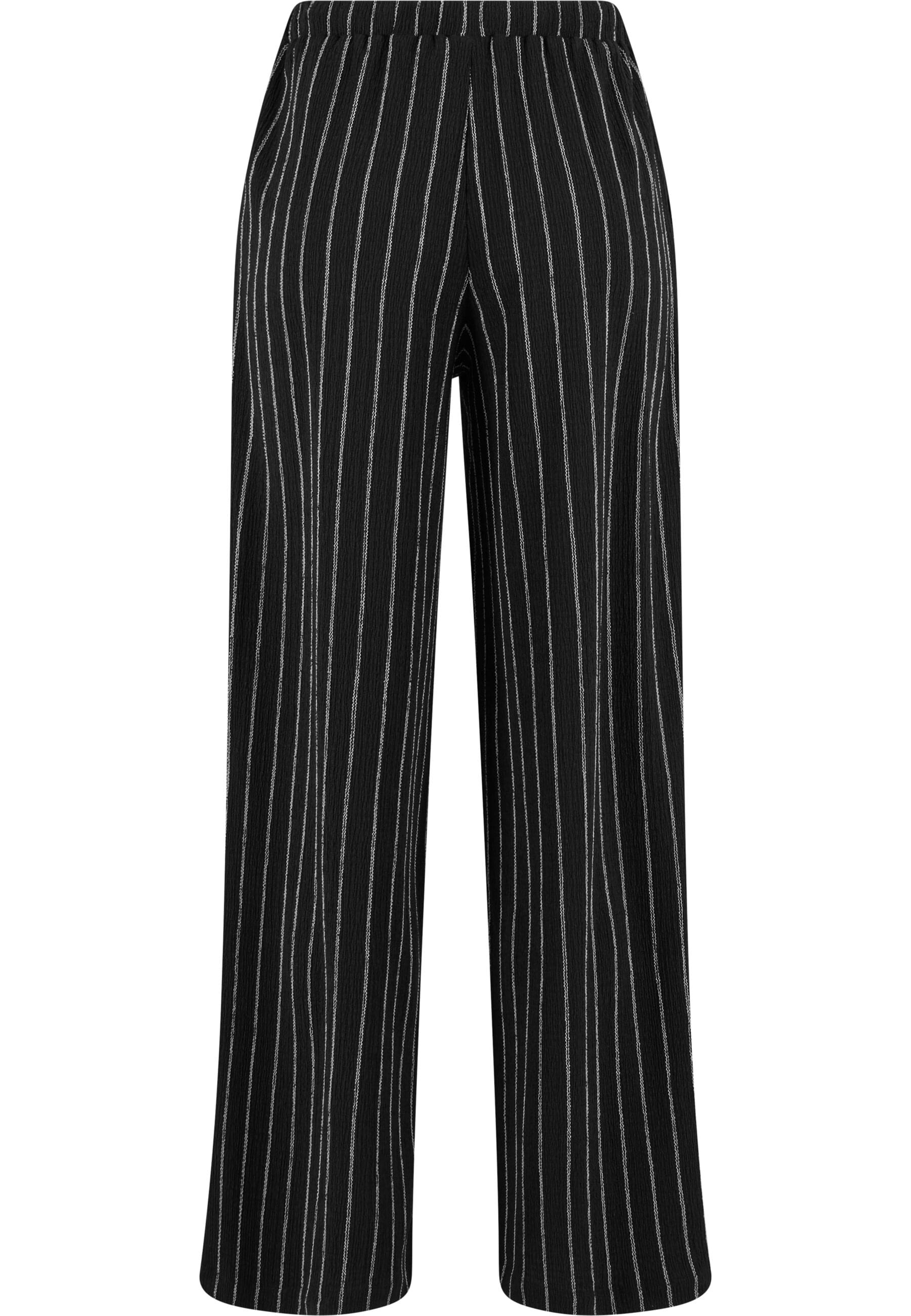 URBAN CLASSICS Stoffhose "Urban Classics Ladies Structured Striped Relaxed günstig online kaufen