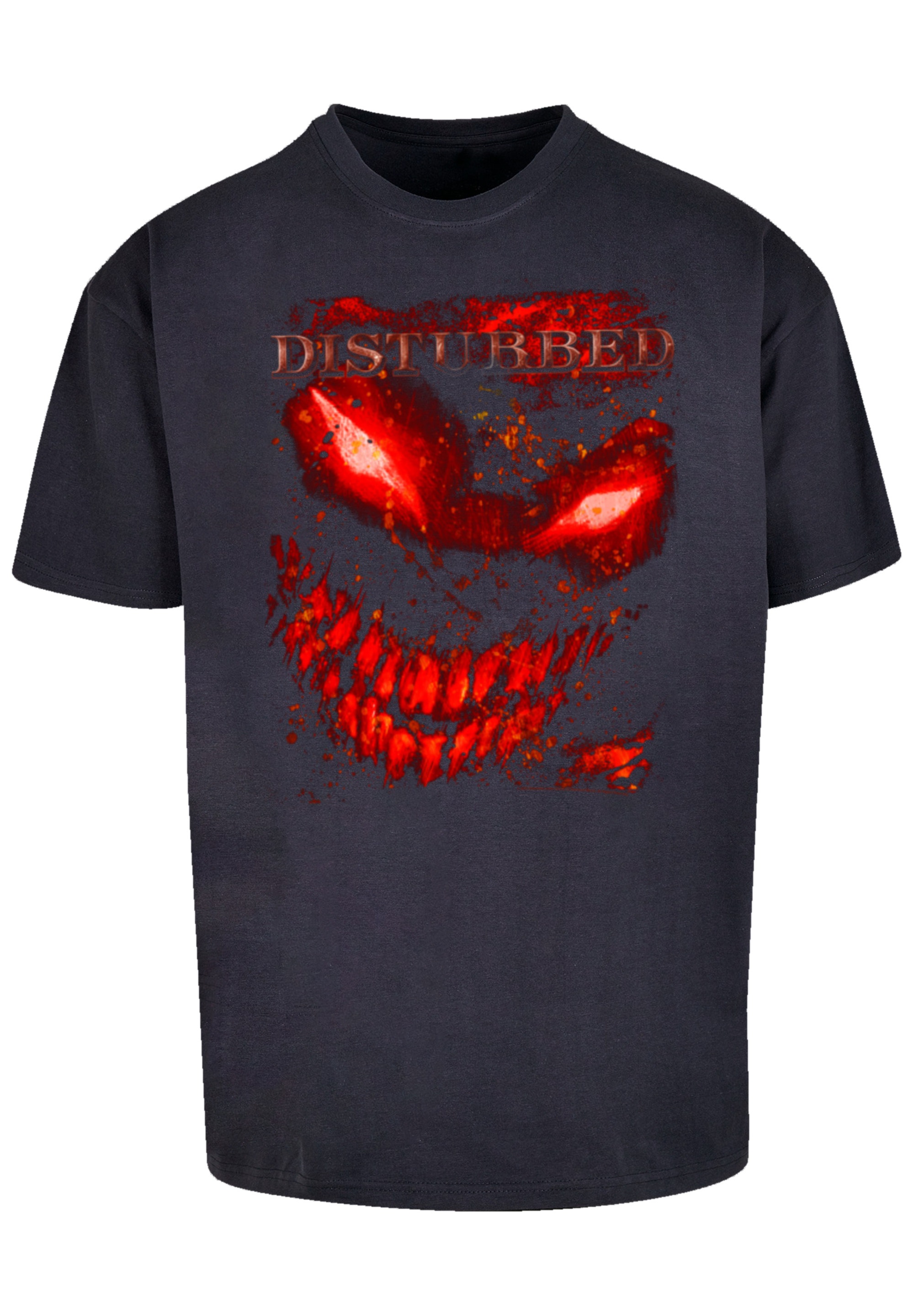 F4NT4STIC T-Shirt »Disturbed Heavy Metal Splat Face«, Premium Qualität, Rock-Musik, Band