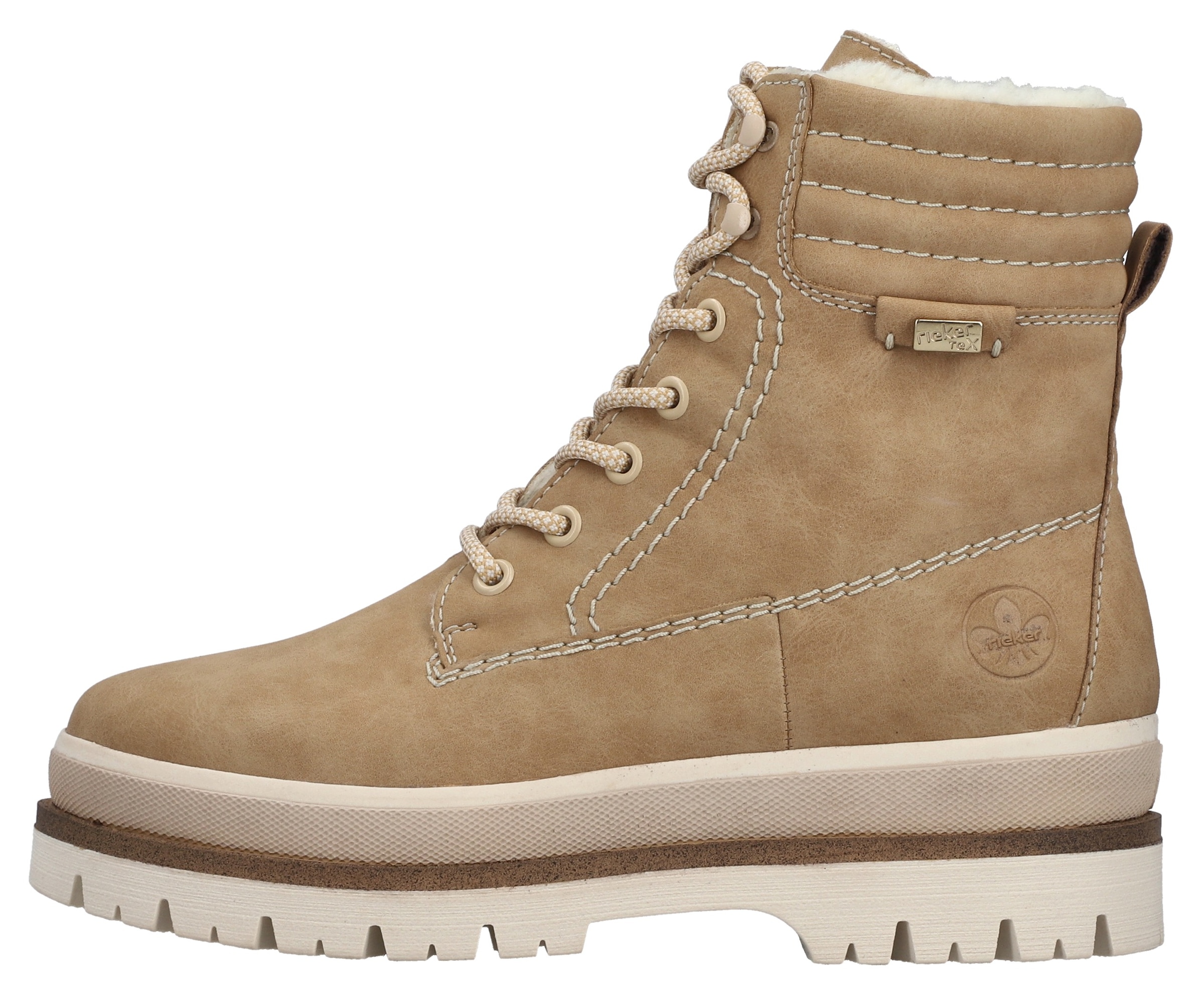 Rieker Winterstiefelette, Plateauboots, Winterboots, Stiefelette mit riekerTEX-Membran