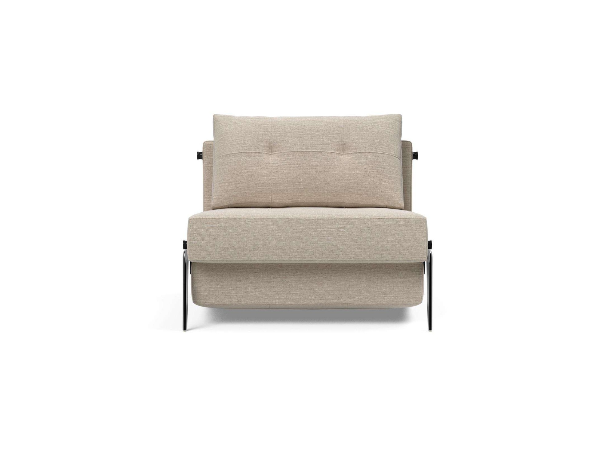 INNOVATION LIVING ™ "CUBED Schlafsessel Füße chrom glänzend, Breite 95cm" günstig online kaufen