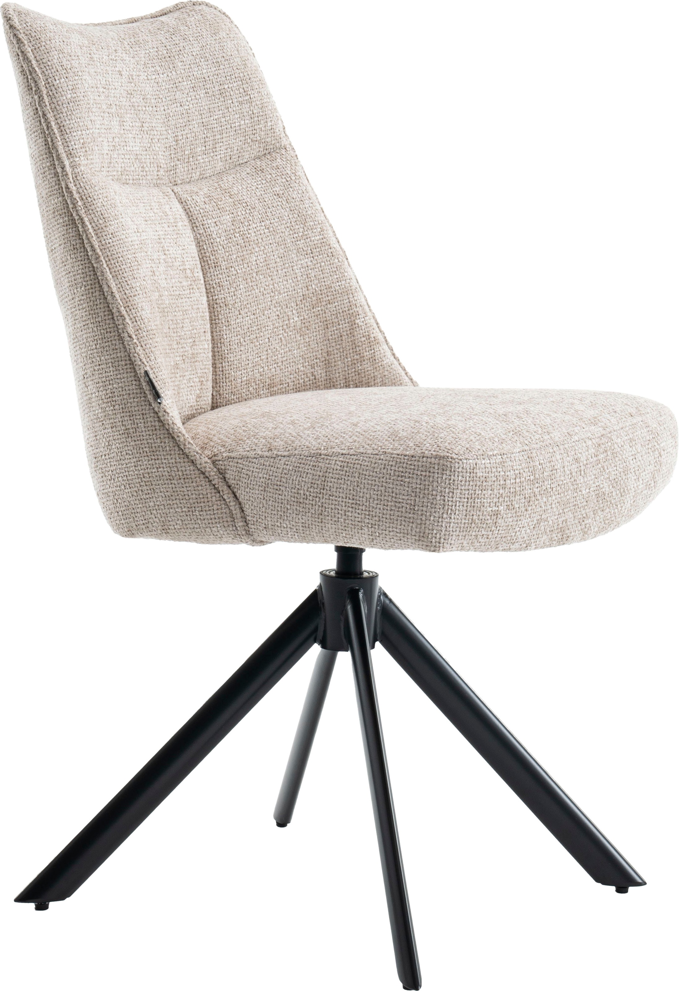 Home affaire Drehstuhl "Corda" (Set) 2 Stk. Boucle tolle Optik günstig online kaufen