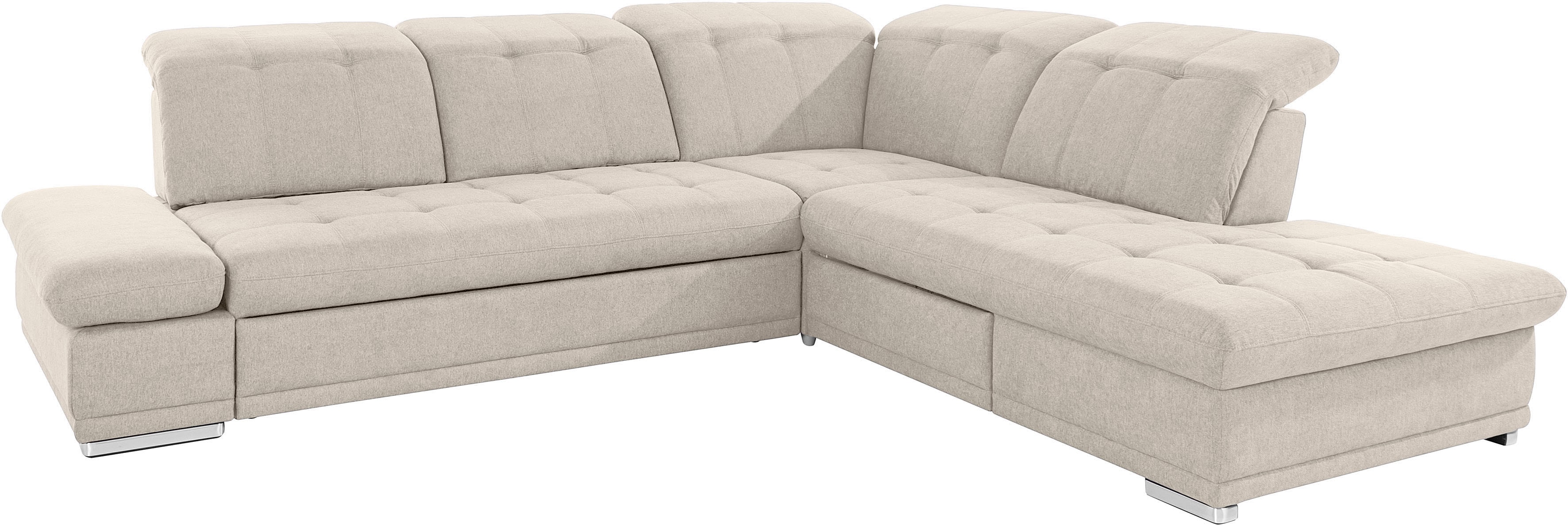 Thumbnail - COTTA Ecksofa "Holiday L-Form mit Sitztiefen-, Armteil- und Kopfteilverstellung" wahlweise mit Bettfunktion & Bettkasten