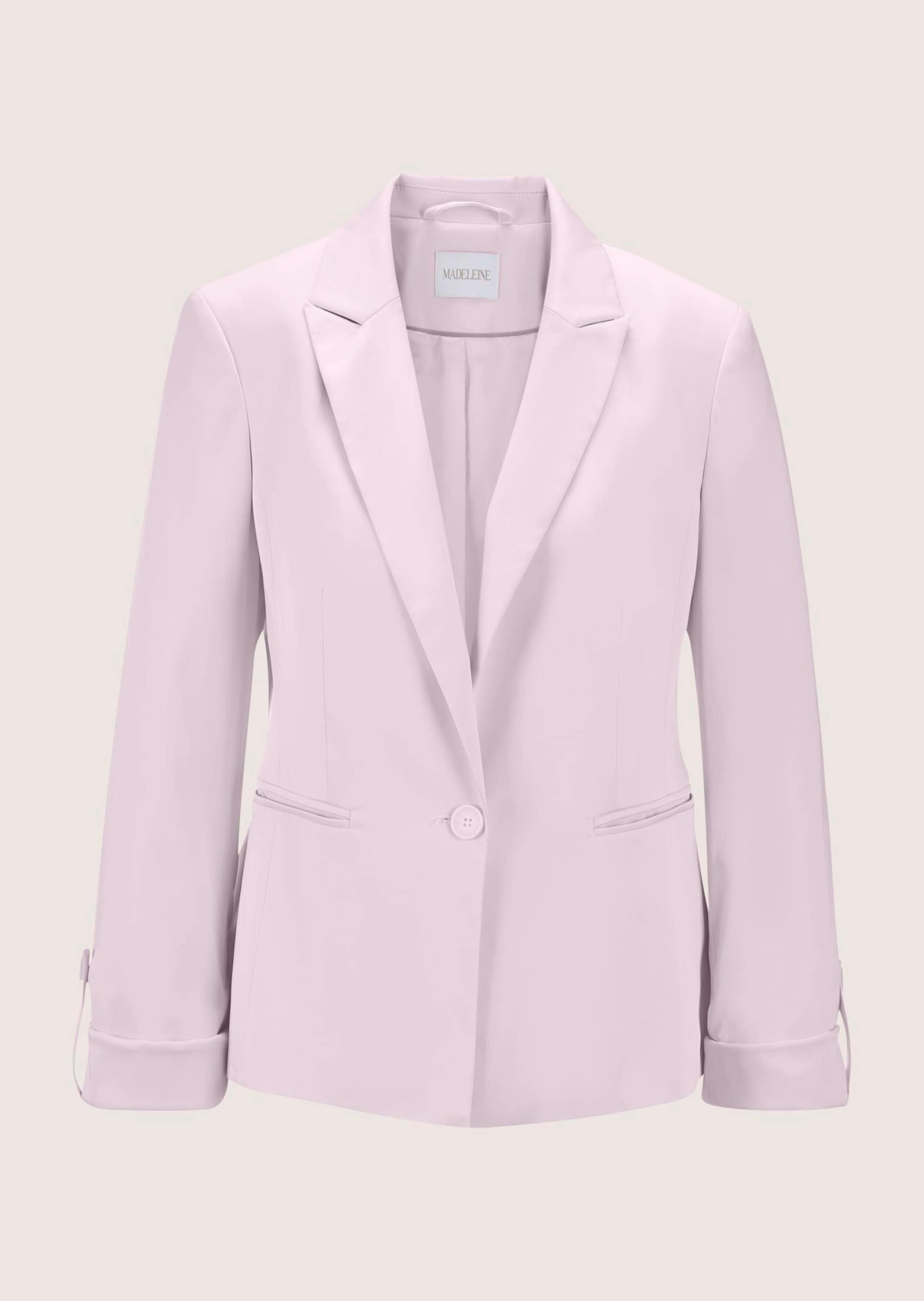 MADELEINE Jackenblazer "Kurzblazer Eleganter Einreiher mit Reverskragen" Eingearbeitete Leistentaschen