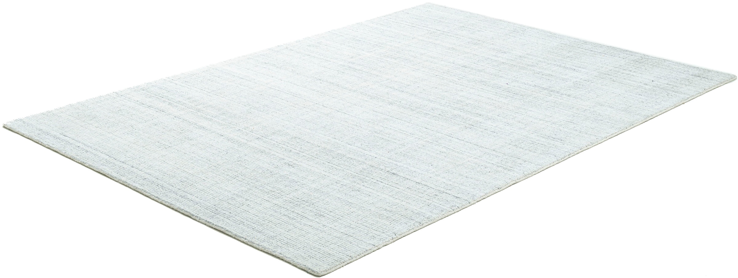 Sansibar Teppich »Tinnum Uni meliert«, rechteckig, 13 mm Höhe, meliert, 60% Wolle, handgearbeitet in aufwendiger Handloom-Technik