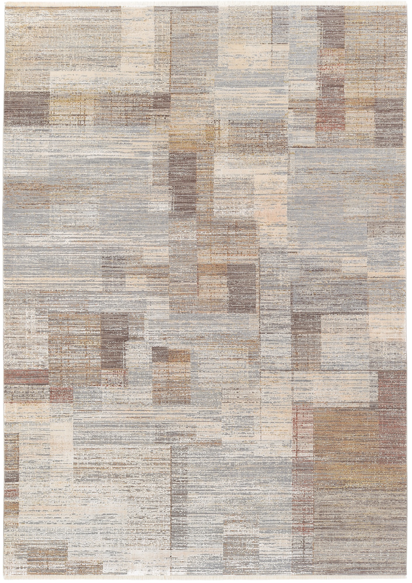 Thumbnail - OCI DIE TEPPICHMARKE Teppich "FARBEN CITY" rechteckig Klassisches Muster, eingefasst, in 3-D-Optik, mit Fransen