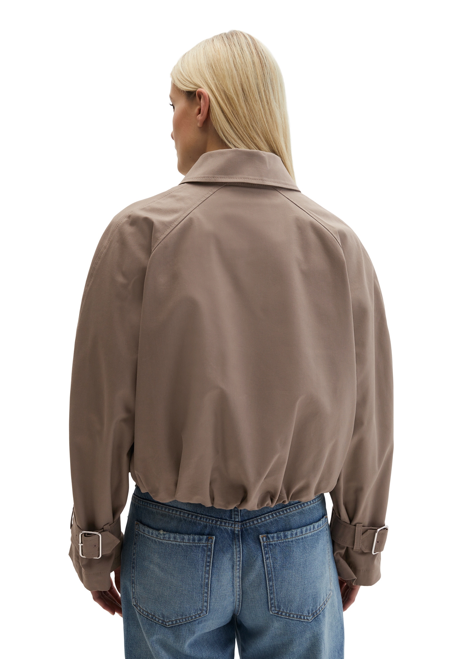 Marc O'Polo Outdoorjacke »aus Organic Cotton-Lyocell-Mix« ohne Kapuze