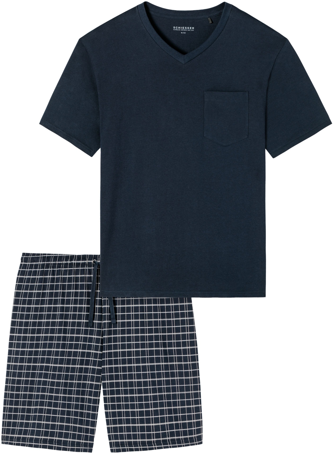 Schiesser Shorty "Ebony" 2 Stk. tlg., mit aufgesetzter Brusttasche günstig online kaufen