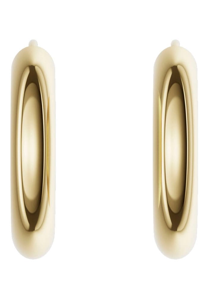Paar Creolen »Schmuck Geschenk Silber 925 Ohrringe 3,9 mm breit«, Made in Germany