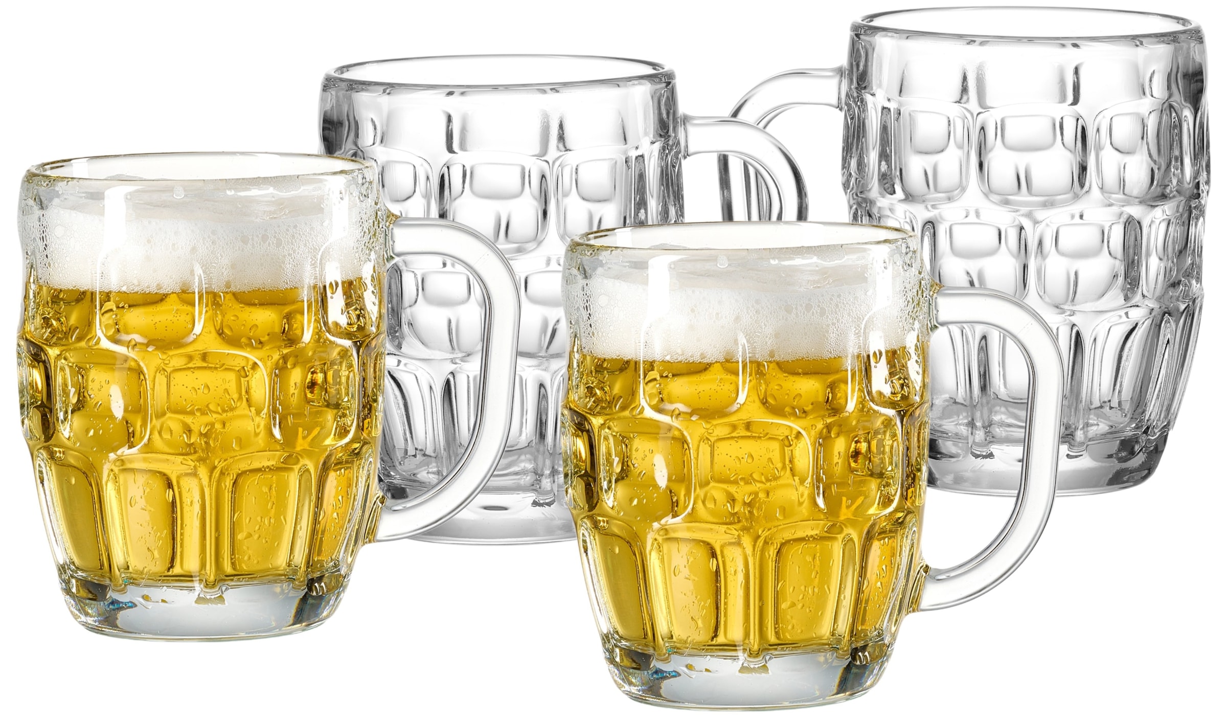 Ritzenhoff & Breker Bierkrug "Luis" 4er Set, je 500 ml