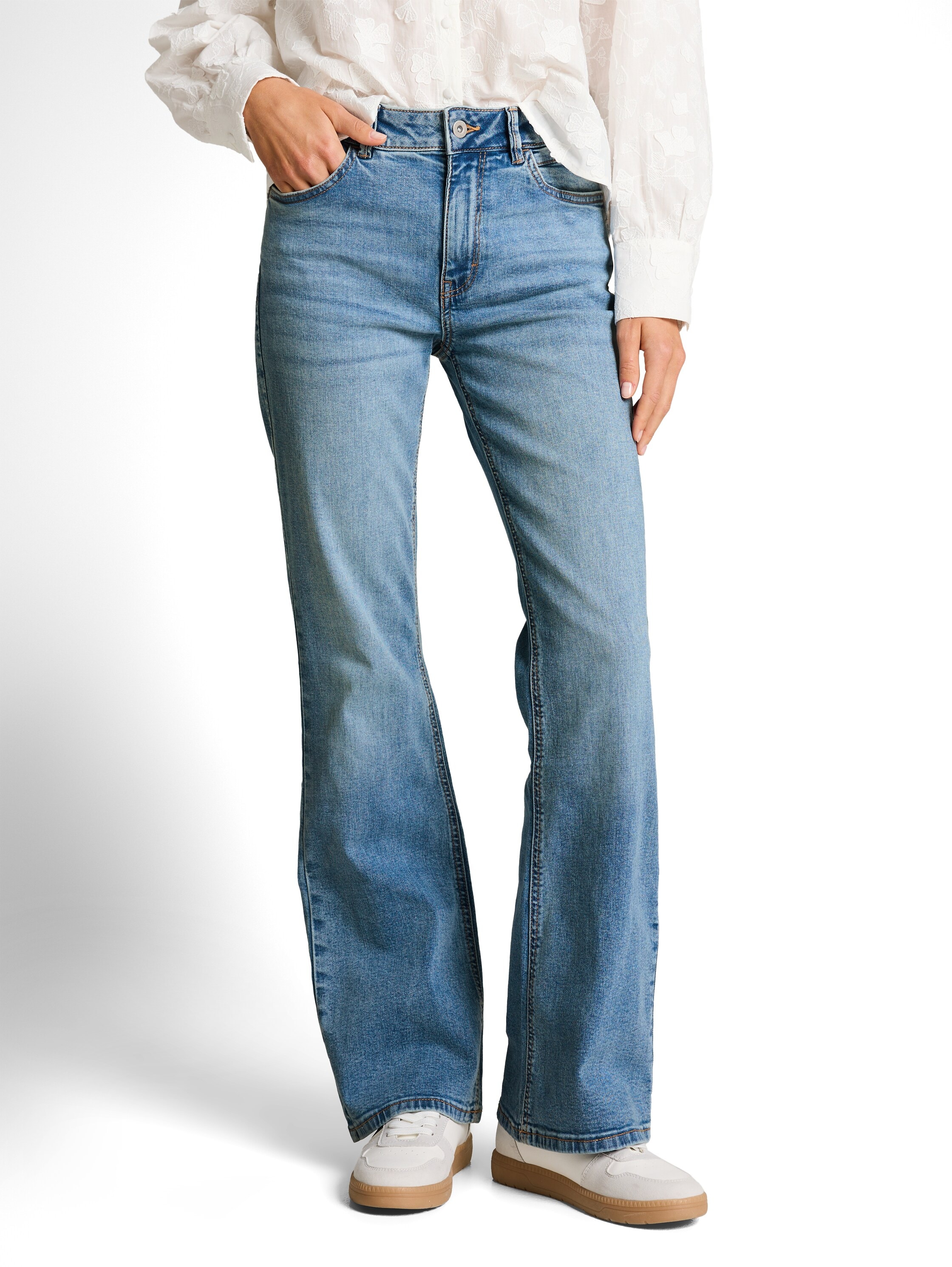 TOM TAILOR Schlagjeans "TTSTELLA Bootcut" mit Schlag und Stretch