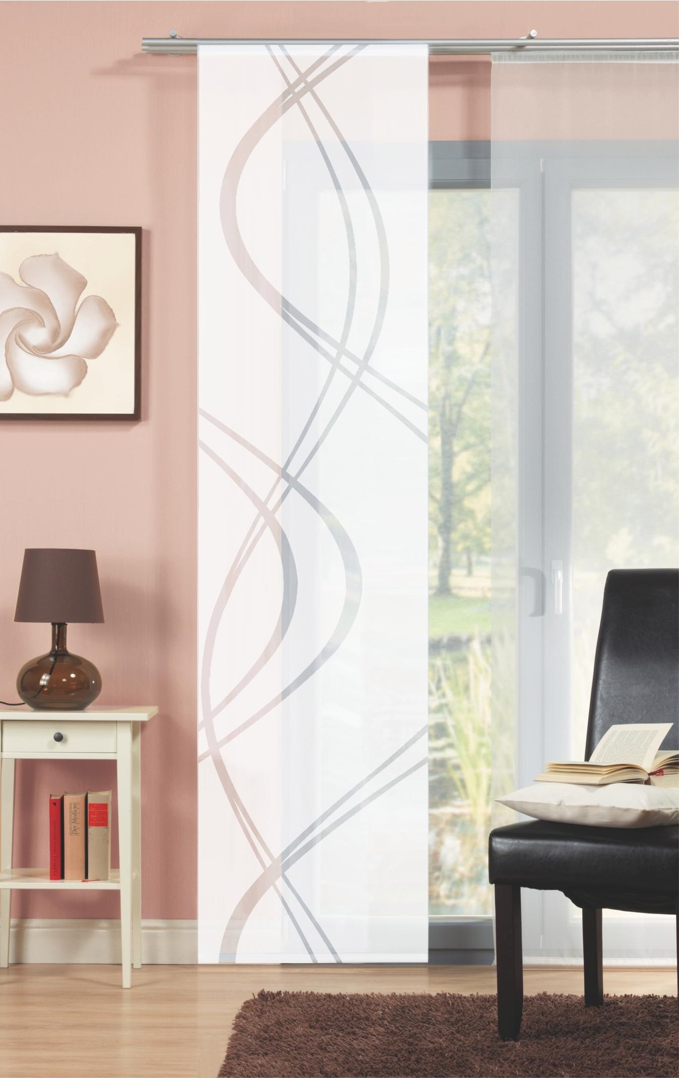 HOME WOHNIDEEN Schiebegardine "TIBERIO" Paneelwagen 1 Stk. tlg. HxB: 245x60 günstig online kaufen