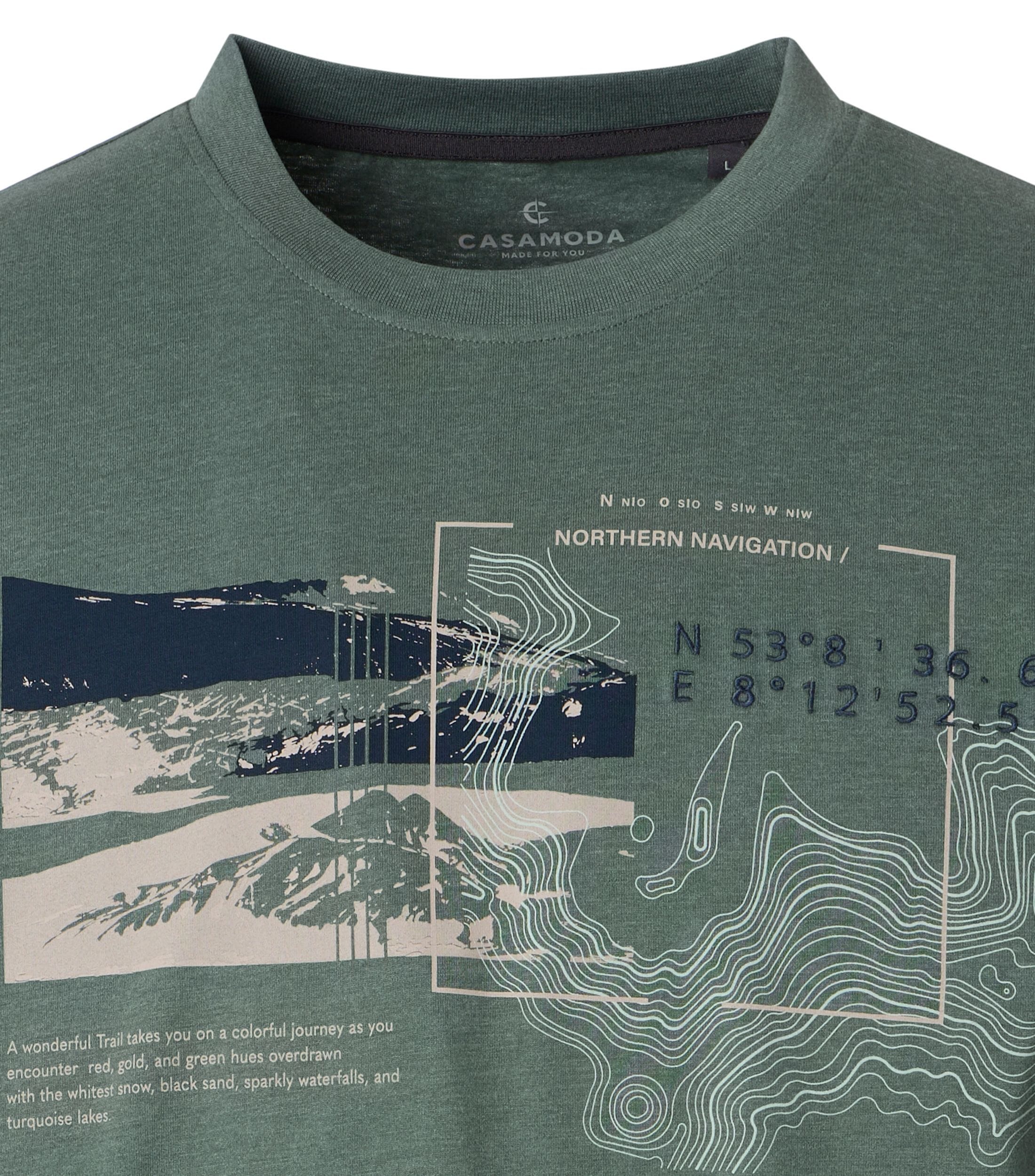 CASAMODA T-Shirt »CASAMODA T-Shirt uni«