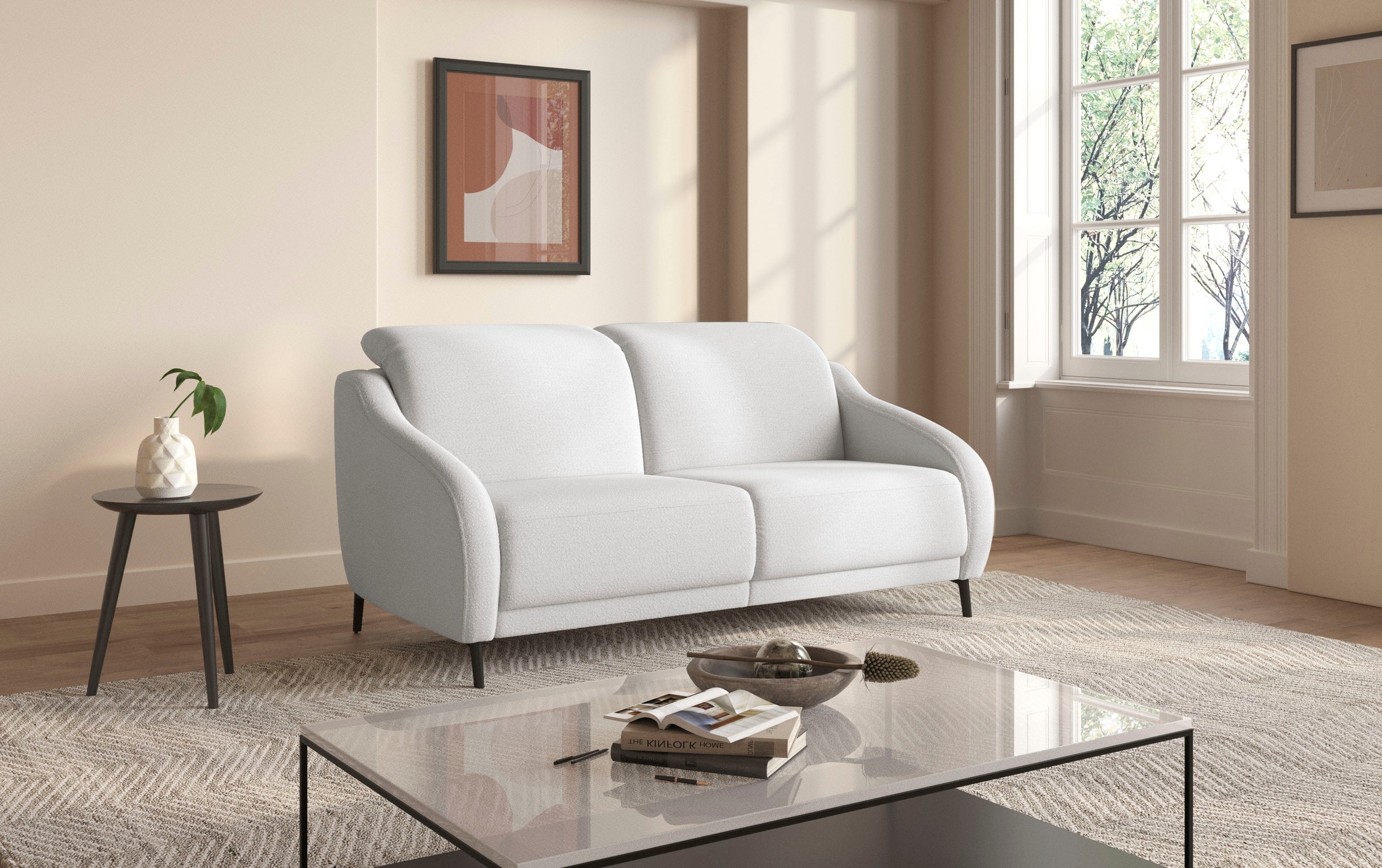 sit&more 2,5-Sitzer »Blues«, wahlweise mit Klapptisch und USB