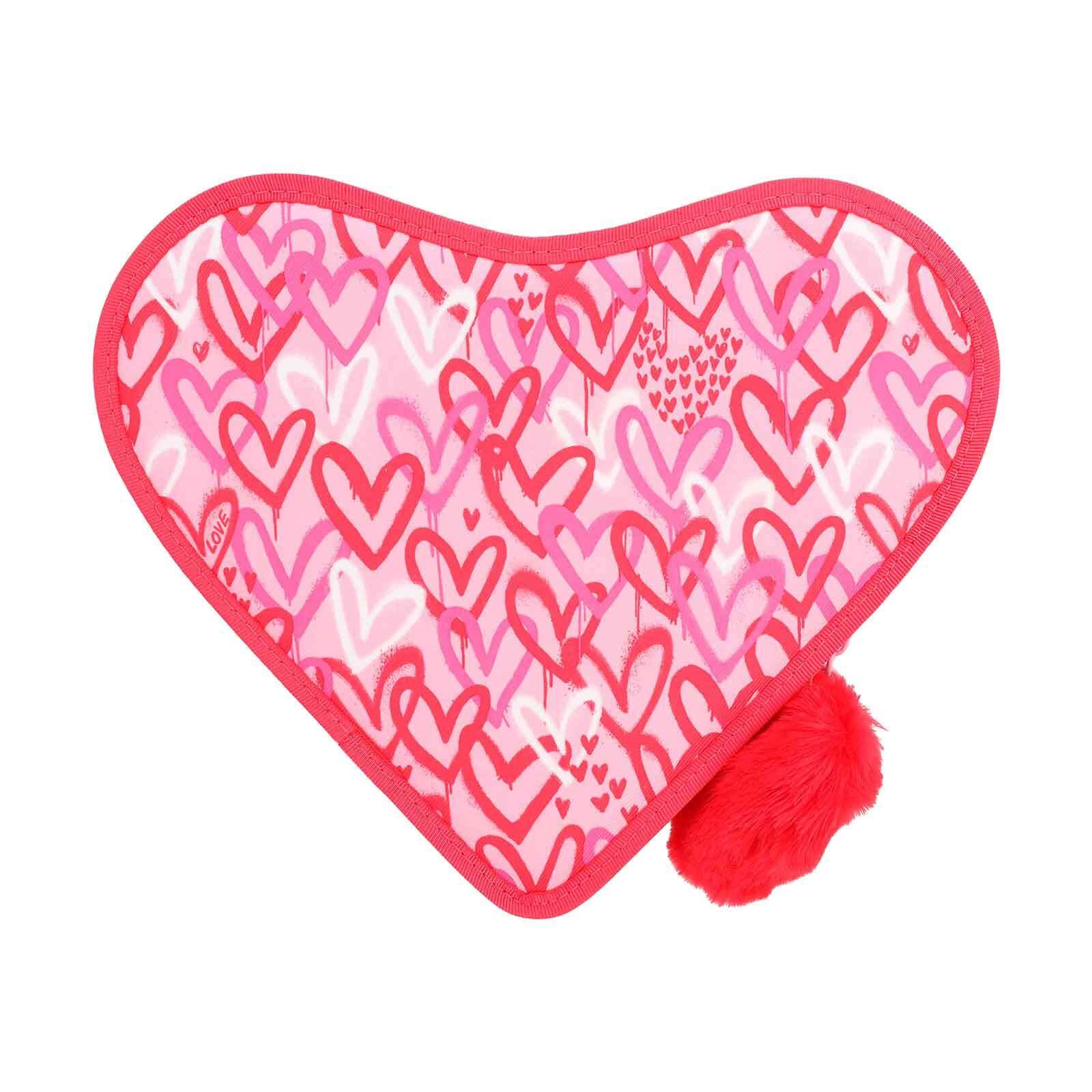 Depesche Buntstift »Herz-Federtasche mit Stifte TOPModel 25 x 20 cm pink«