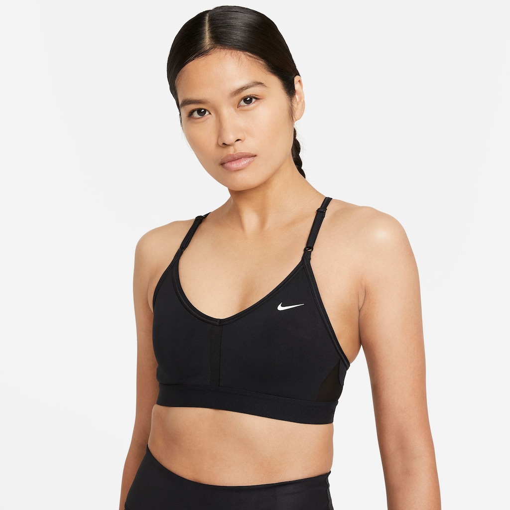 Nike Sport-BH »INDY WOMEN'S LIGHT-SUPPORT PADDED V-NECK SPORTS BRA«