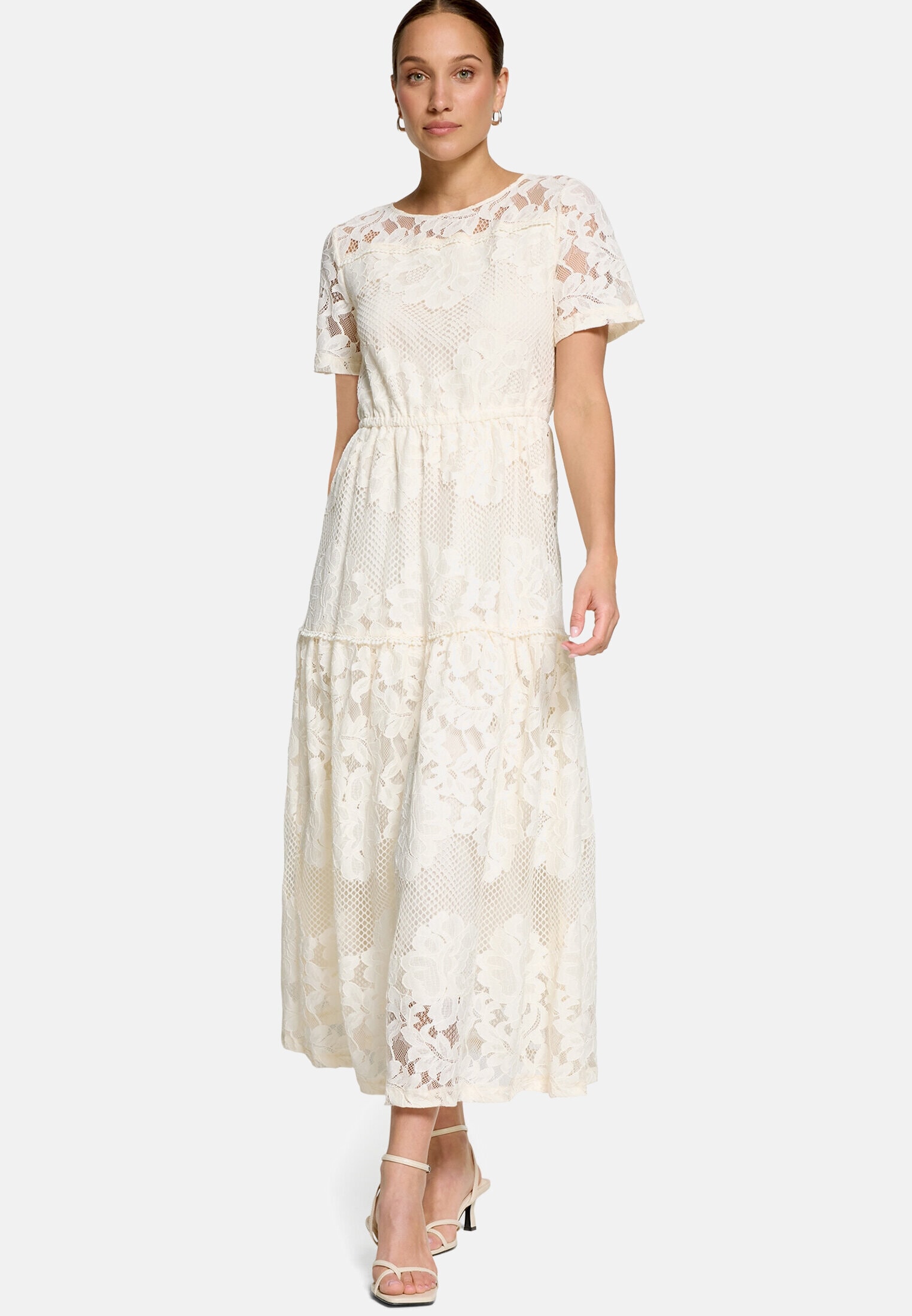 Zero Maxikleid »Damen kurzarm« Spitze